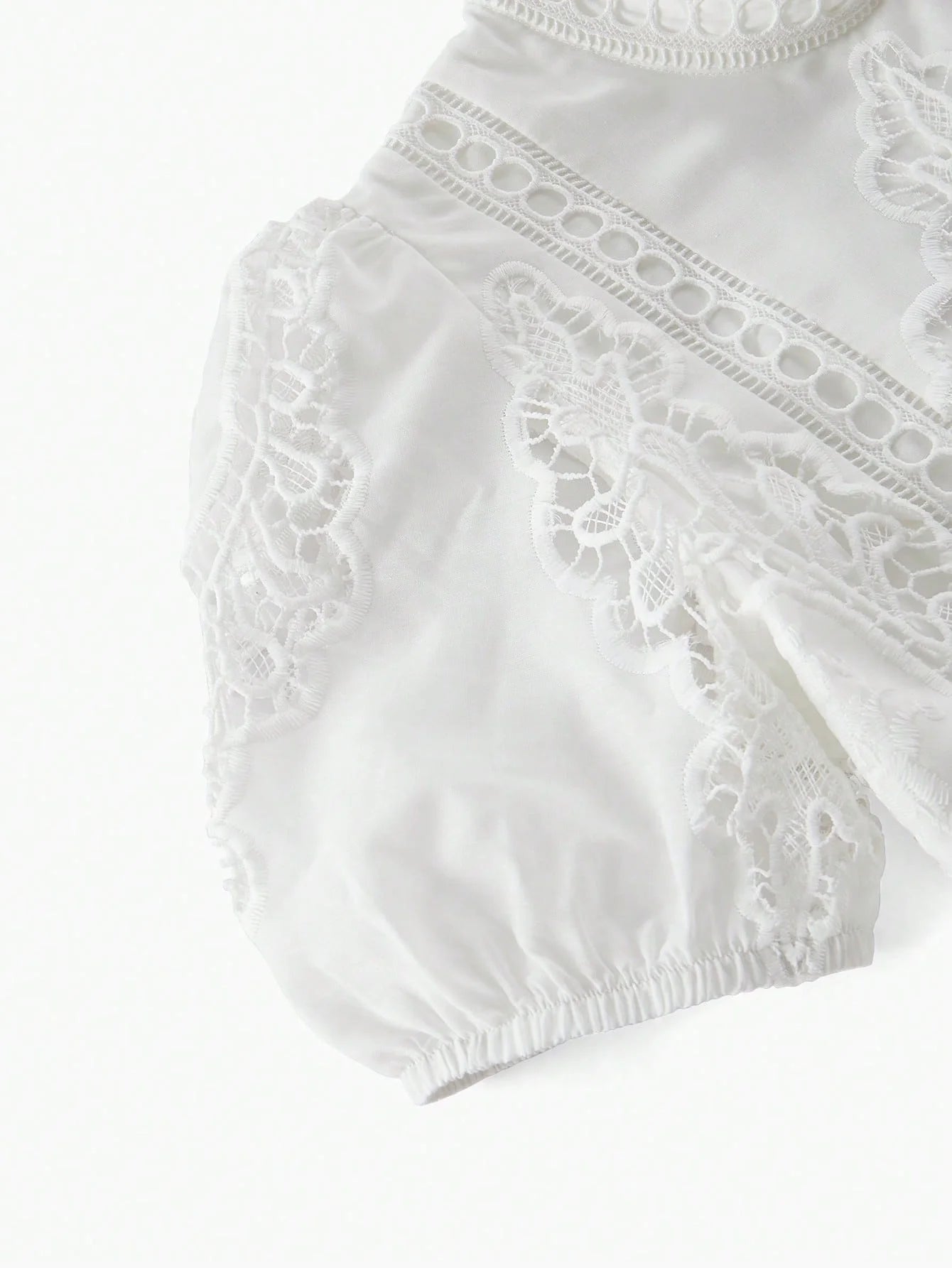 PREMIUM CONTRAST LACE ZIPPER DRESS