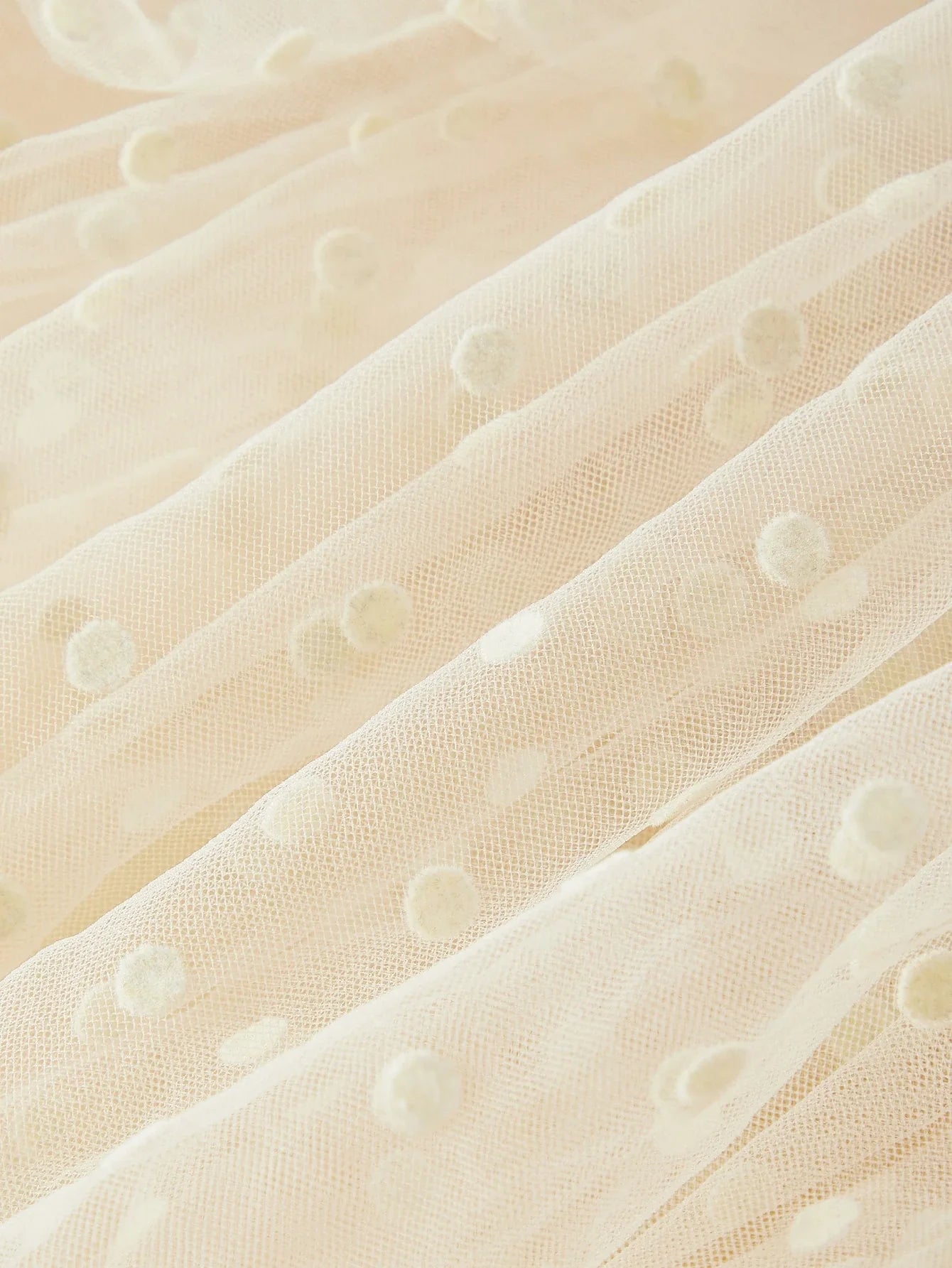 PREMIUM CONTRAST MESH TIERED LAYER DRESS