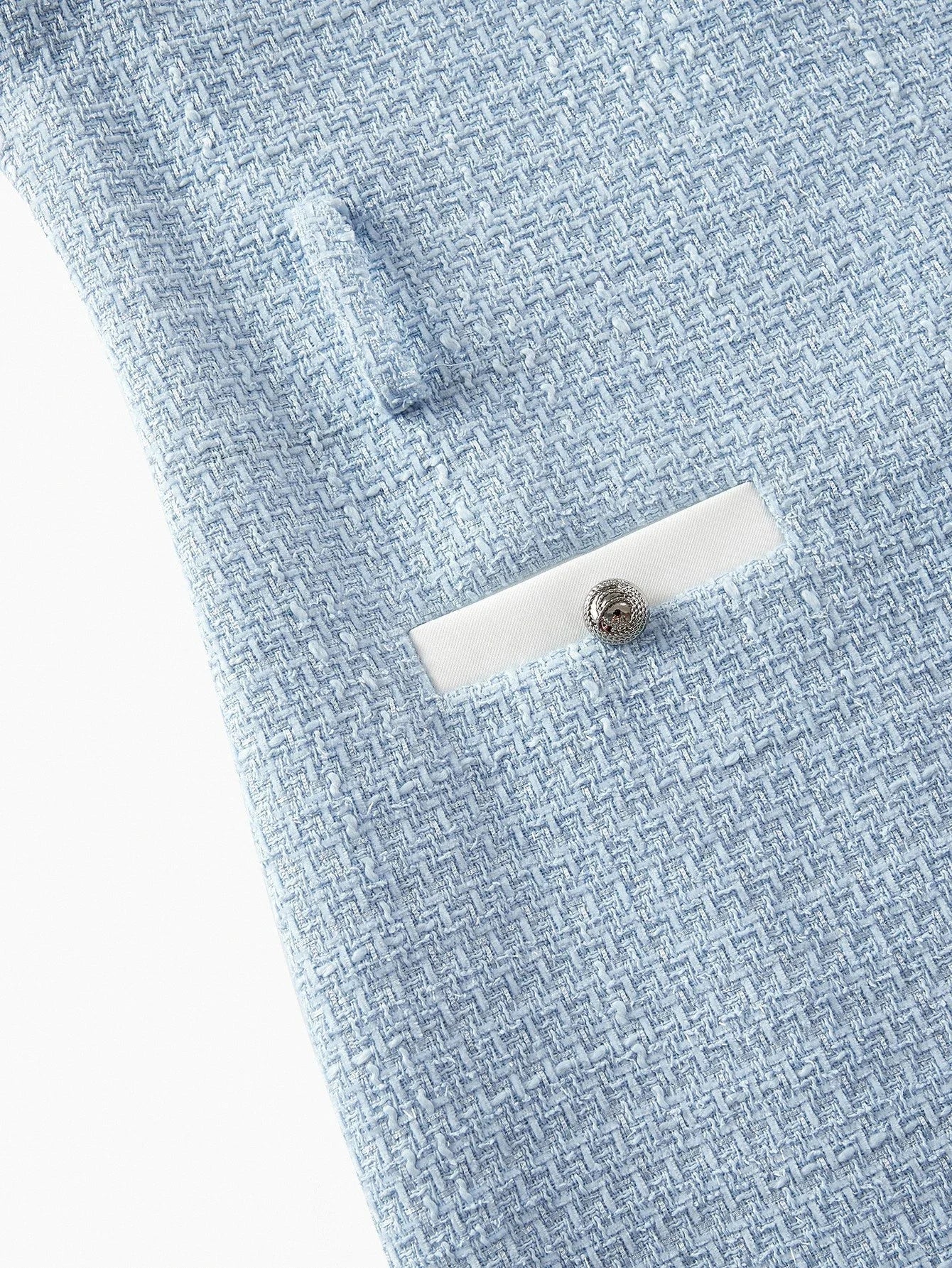 PREMIUM CONTRAST TRIM BELTED DRESS