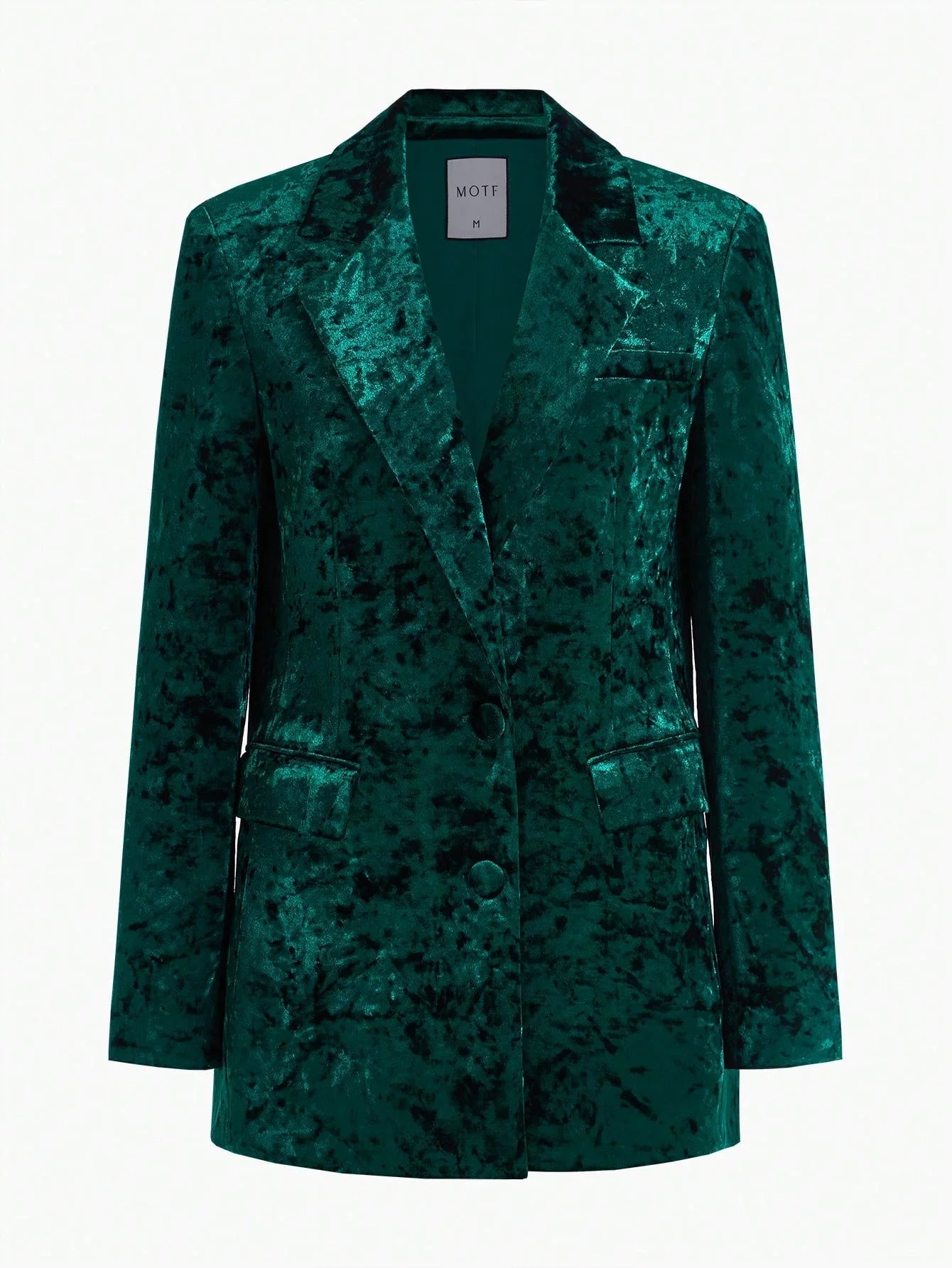 PREMIUM CRUSHED VELVET BLAZER