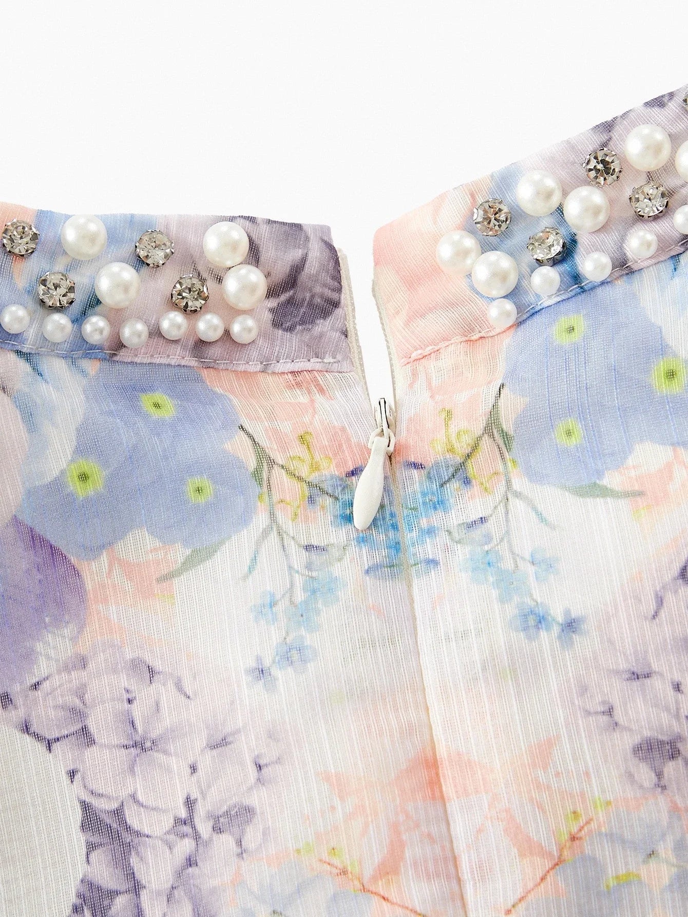 PREMIUM DITSY FLORAL BELTED DRESS