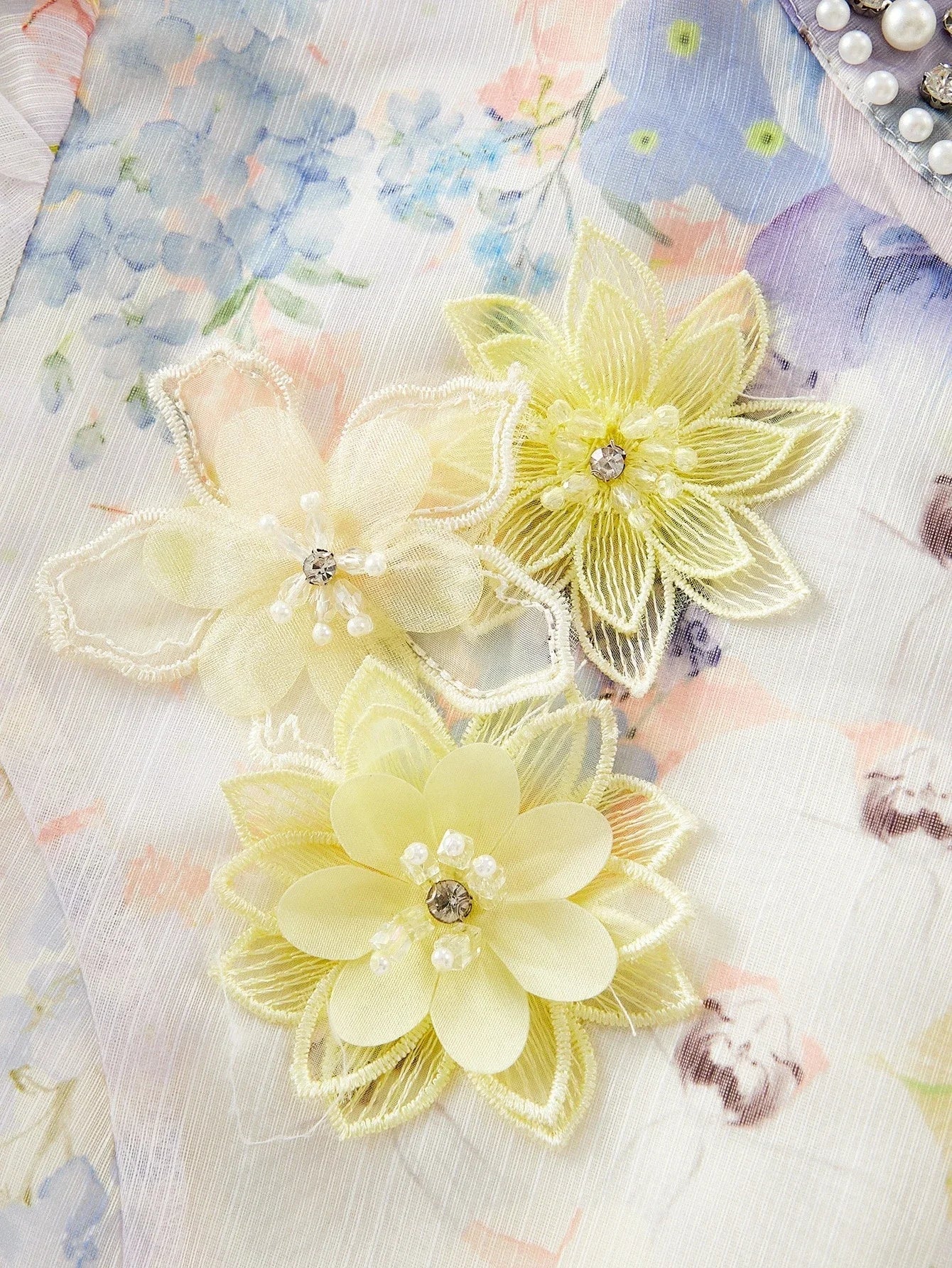 PREMIUM DITSY FLORAL BELTED DRESS