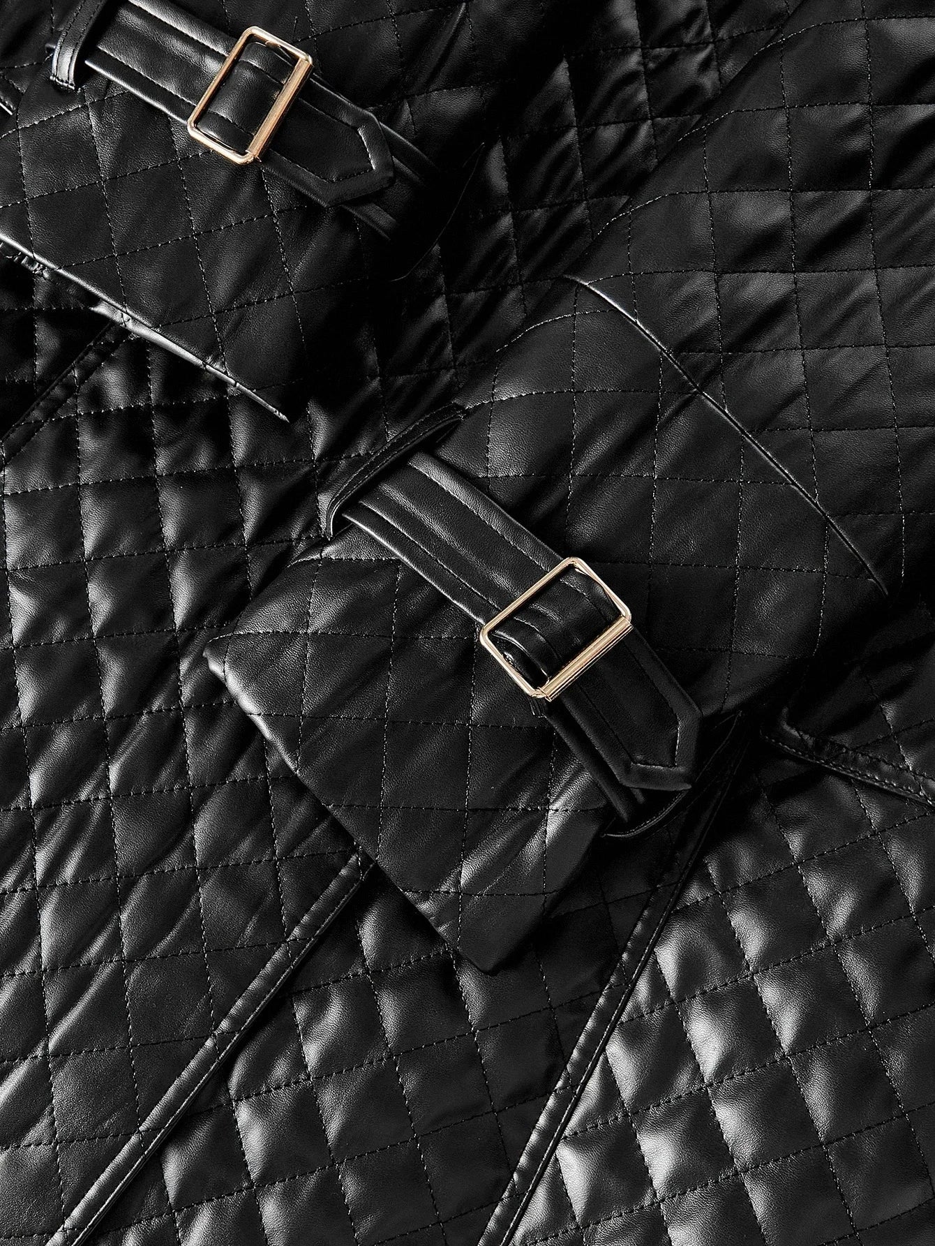 PREMIUM DOUBLE BREASTED BELTED PADDED WINTER COAT