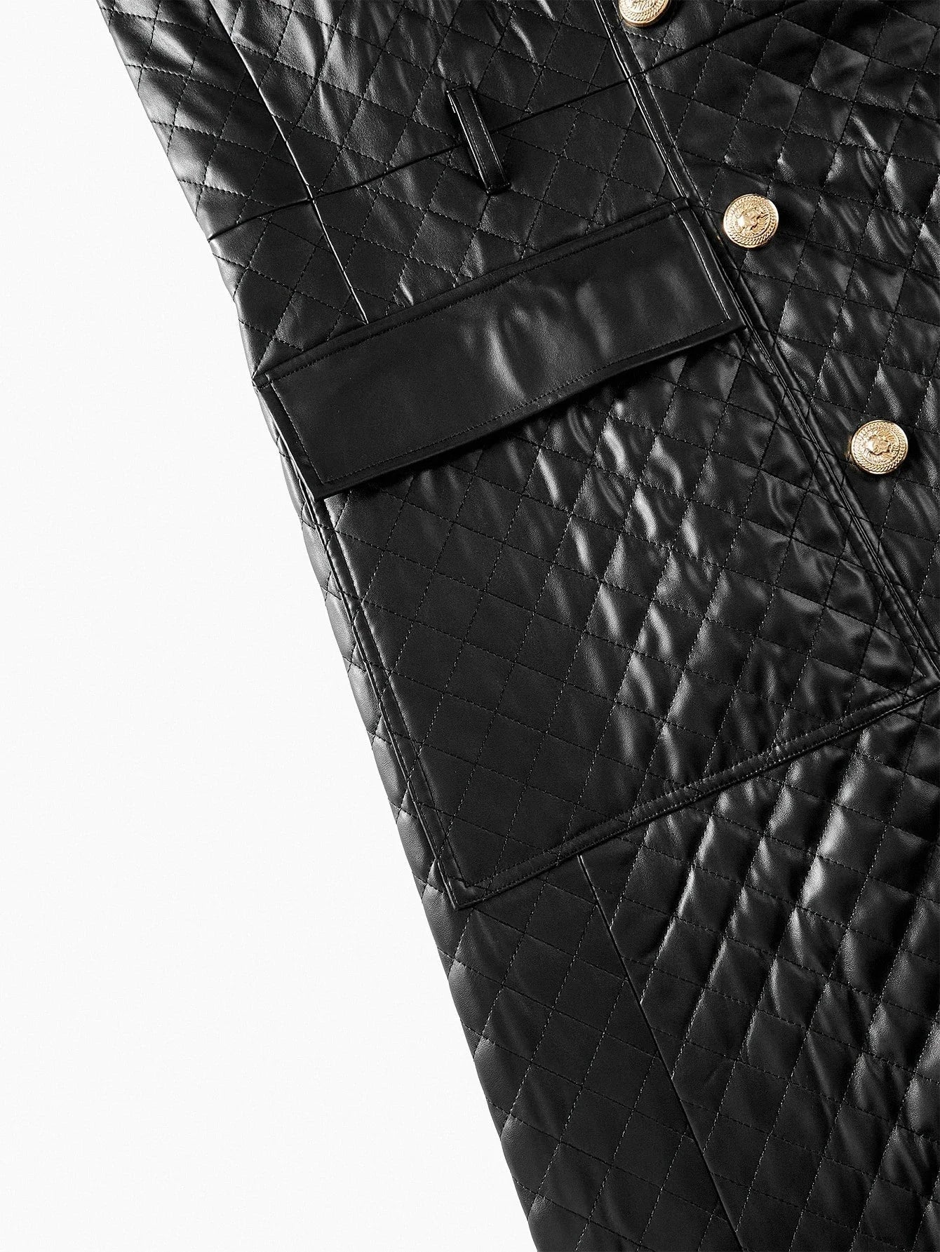 PREMIUM DOUBLE BREASTED BELTED PADDED WINTER COAT