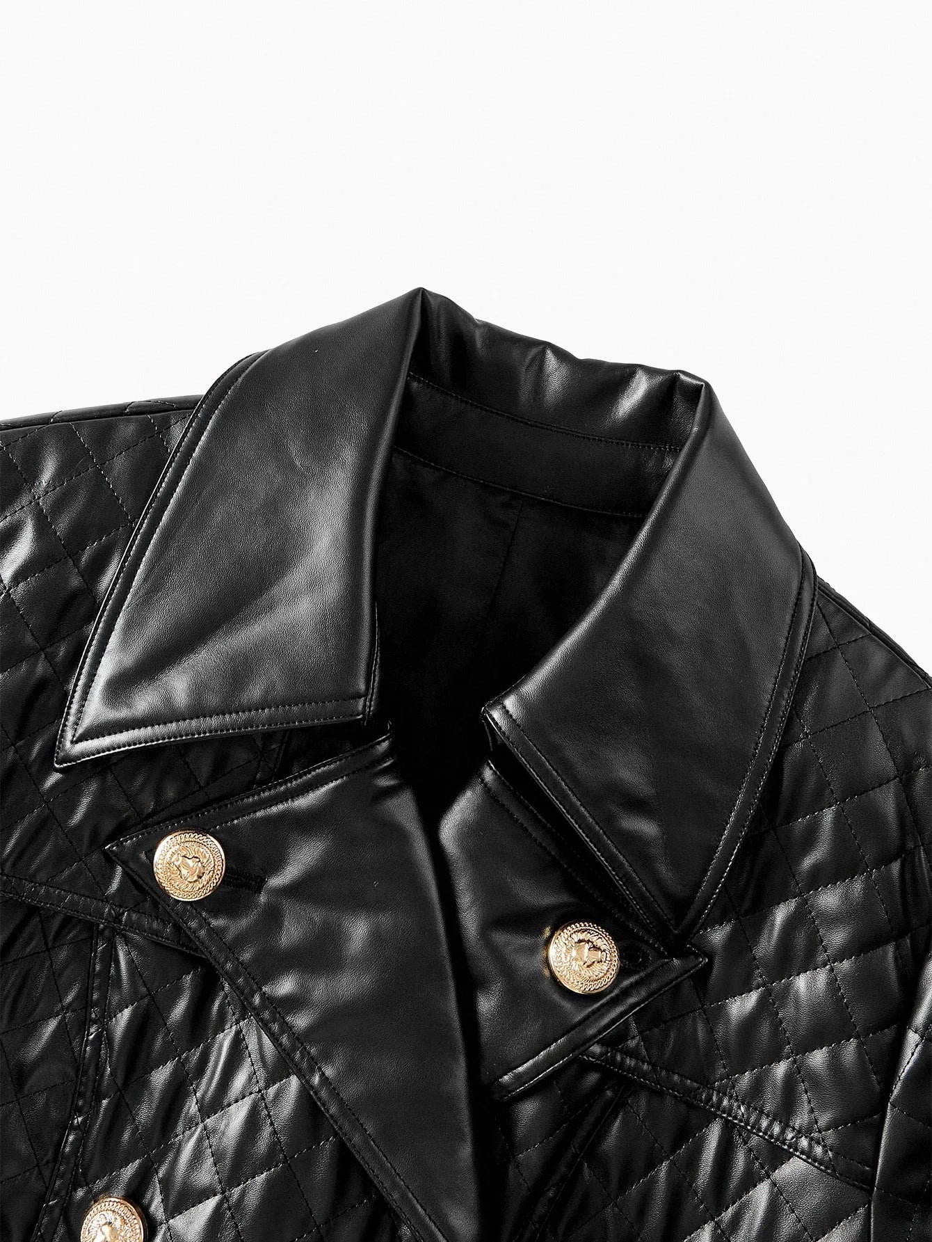 PREMIUM DOUBLE BREASTED BELTED PADDED WINTER COAT