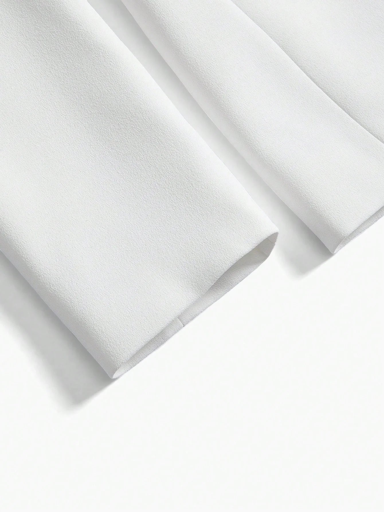 PREMIUM DOUBLE BREASTED BOW DECOR BELTED BLAZER