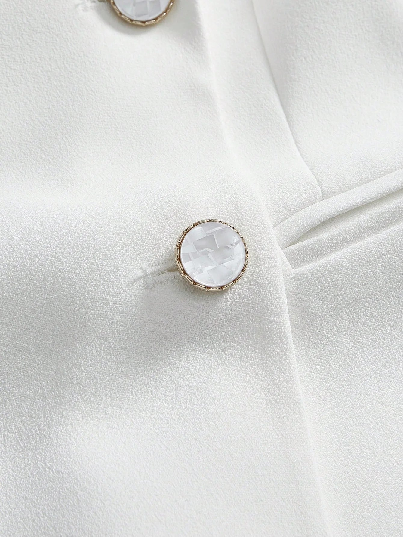 PREMIUM DOUBLE BREASTED BOW DECOR BELTED BLAZER