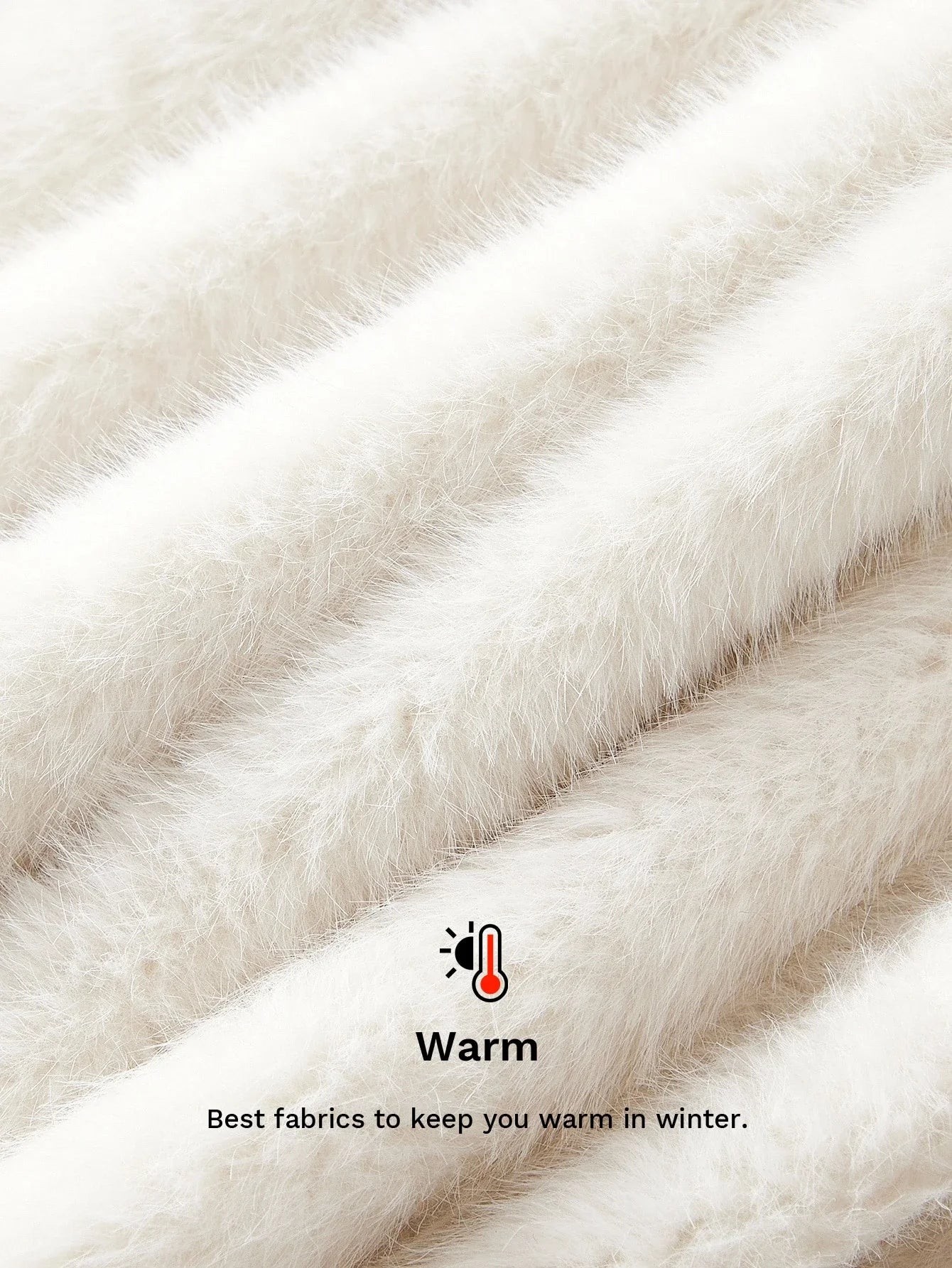 PREMIUM DOUBLE BREASTED LONG SLEEVE FAUX FUR COAT