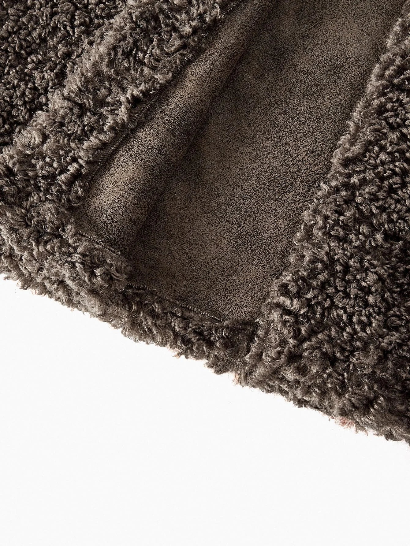 PREMIUM DOUBLE BREASTED LONG SLEEVE FAUX FUR COAT FOR AUTUMN amp WINTER