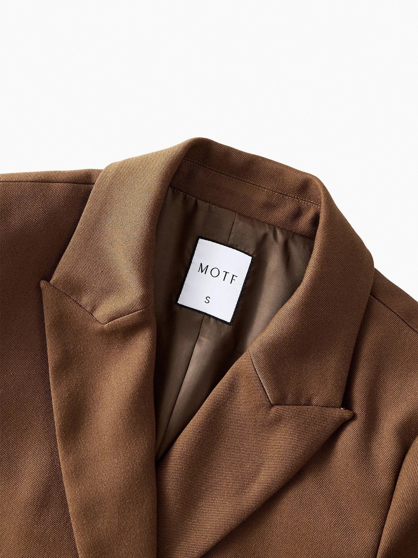 PREMIUM DOUBLE BREASTED PLACKET CROP BLAZER FALL WINTER