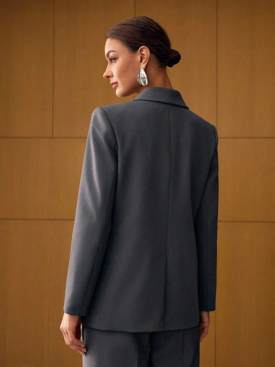 PREMIUM DOUBLE BREASTED STRUCTURED BLAZER