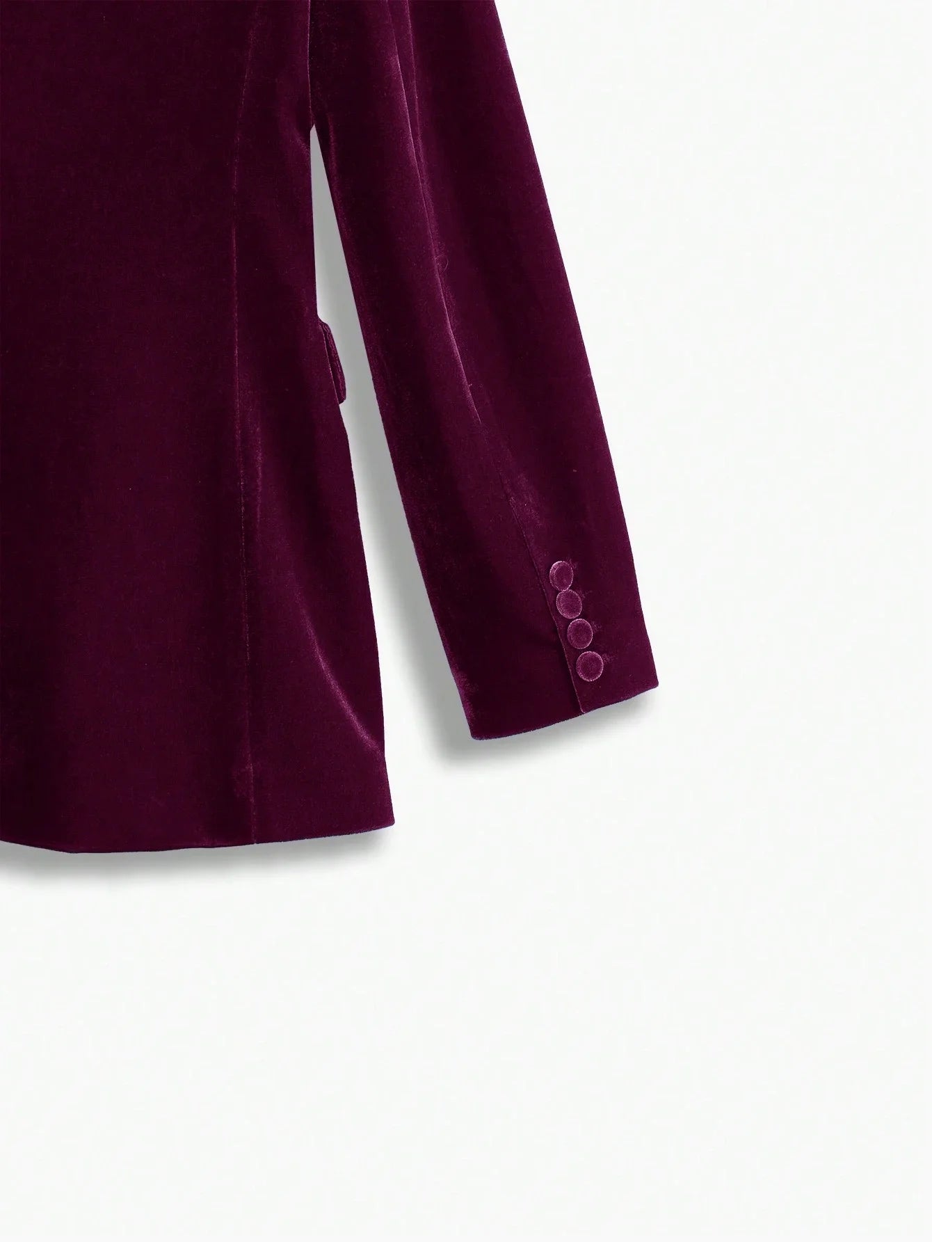 PREMIUM DOUBLEBREASTED VELVET BLAZER