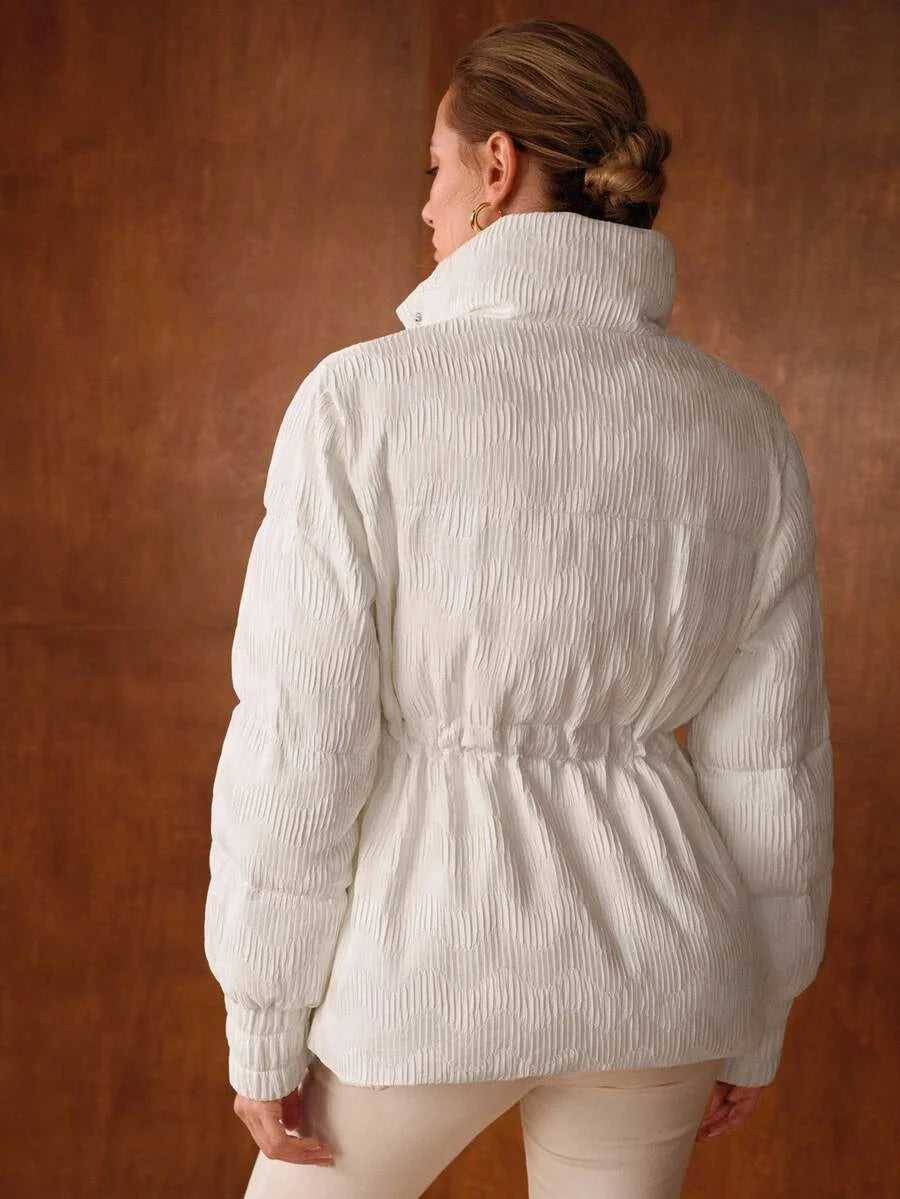 PREMIUM DRAWSTRING WAIST PADDED COAT