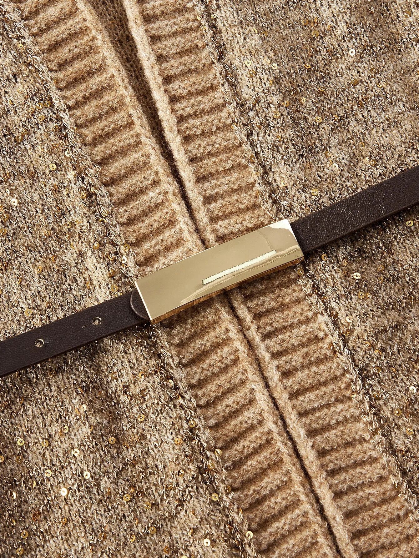 PREMIUM ELEGANT BEADED MIDI CARDIGAN WITH BELT SUITABLE FOR AUTUMNWINTER PARTY