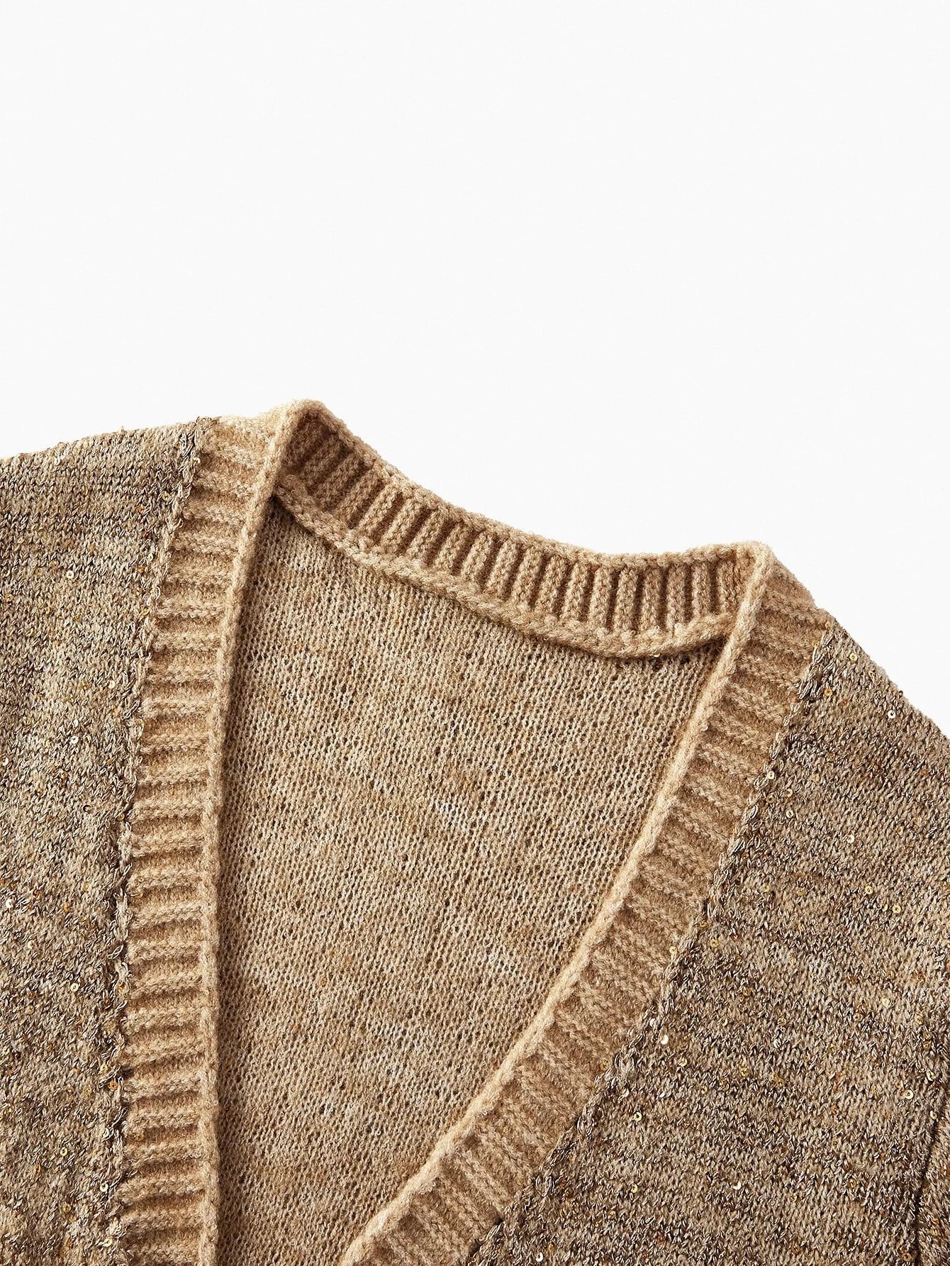 PREMIUM ELEGANT BEADED MIDI CARDIGAN WITH BELT SUITABLE FOR AUTUMNWINTER PARTY