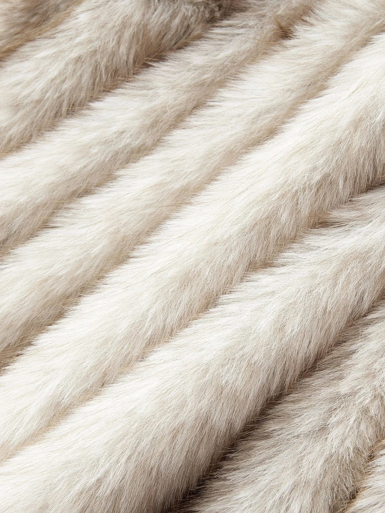 PREMIUM ELEGANT FAUX FUR COLLAR SHORT JACKET AUTUMNWINTER