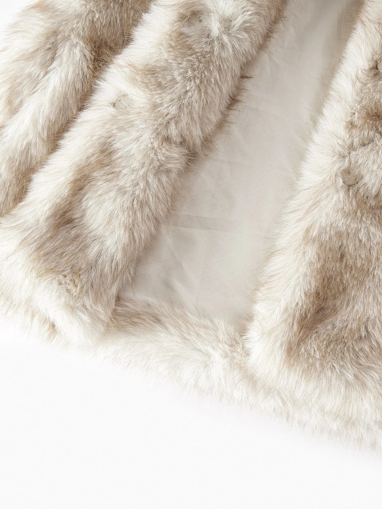 PREMIUM ELEGANT FAUX FUR COLLAR SHORT JACKET AUTUMNWINTER