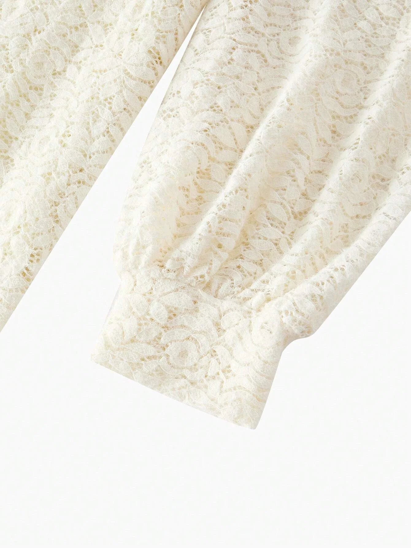 PREMIUM ELEGANT LACE BISHOP SLEEVE DRESS