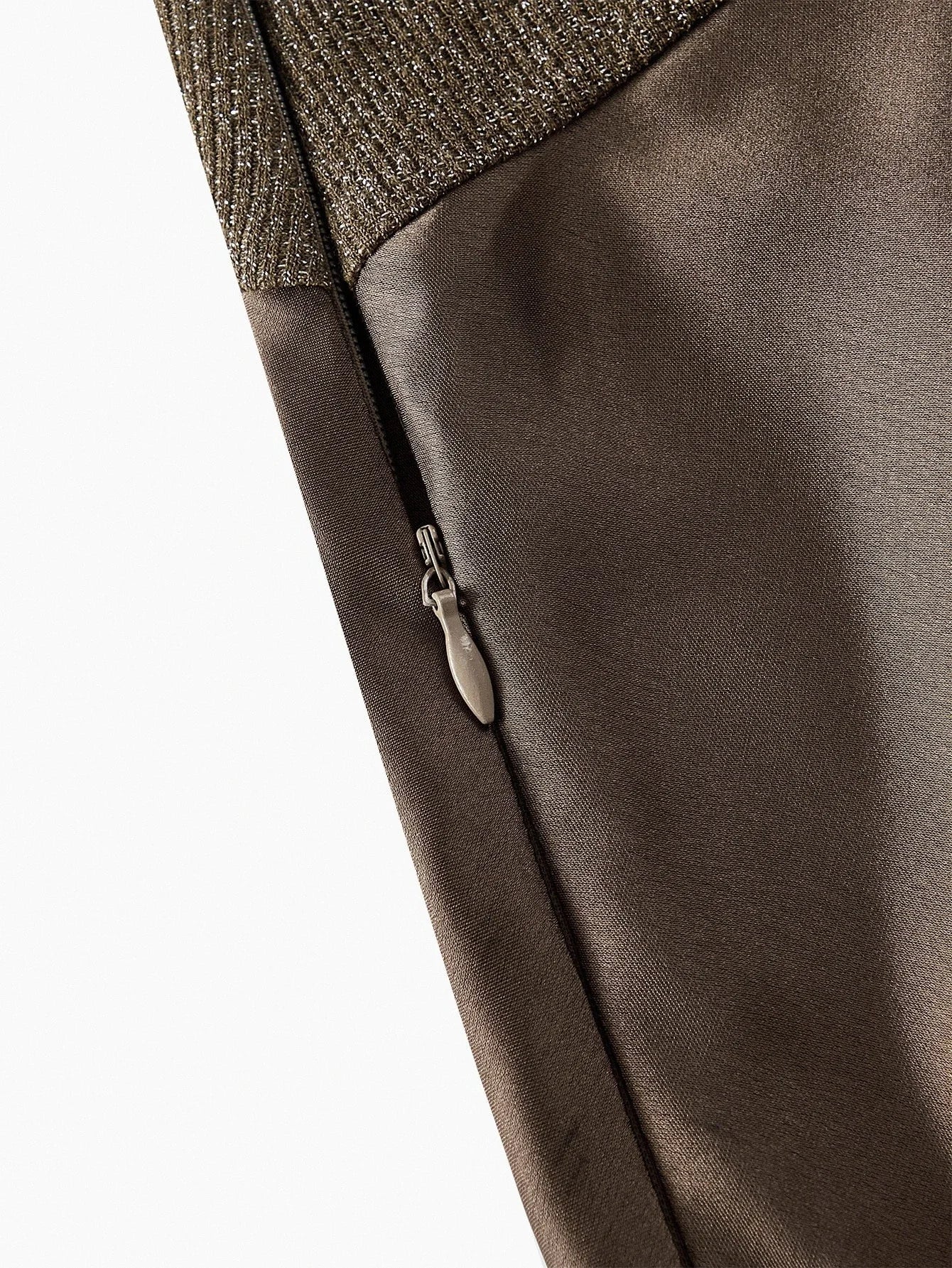 PREMIUM Elegant Pleated Asymmetrical Hem Glitter Detail Women Dress