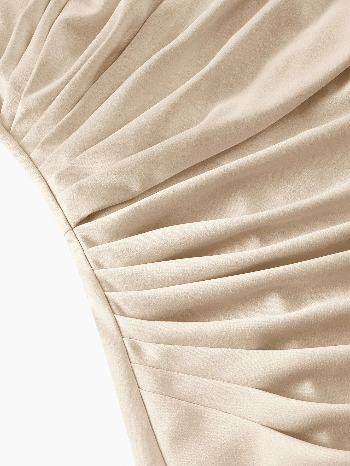 PREMIUM ELEGANT SOLID RUCHED WAIST SLIM FIT DRESS SUITABLE FOR DATES AND EVERYDAY WEAR