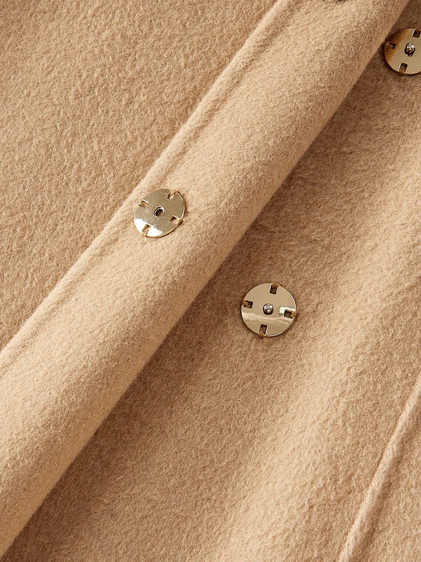 PREMIUM ELEGANT WAISTCINCHED FITTED MERMAID COLLAR DOUBLEFACED WOOL OVERCOAT AUTUMNWINTER