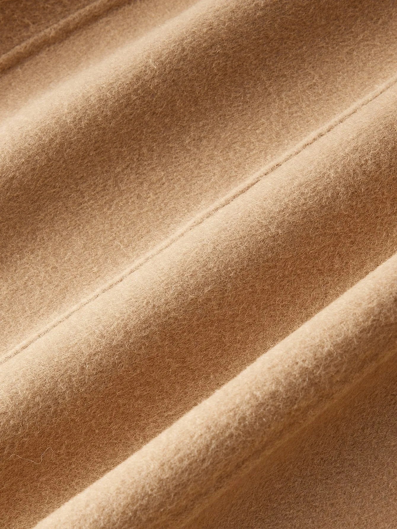 PREMIUM ELEGANT WAISTCINCHED FITTED MERMAID COLLAR DOUBLEFACED WOOL OVERCOAT AUTUMNWINTER