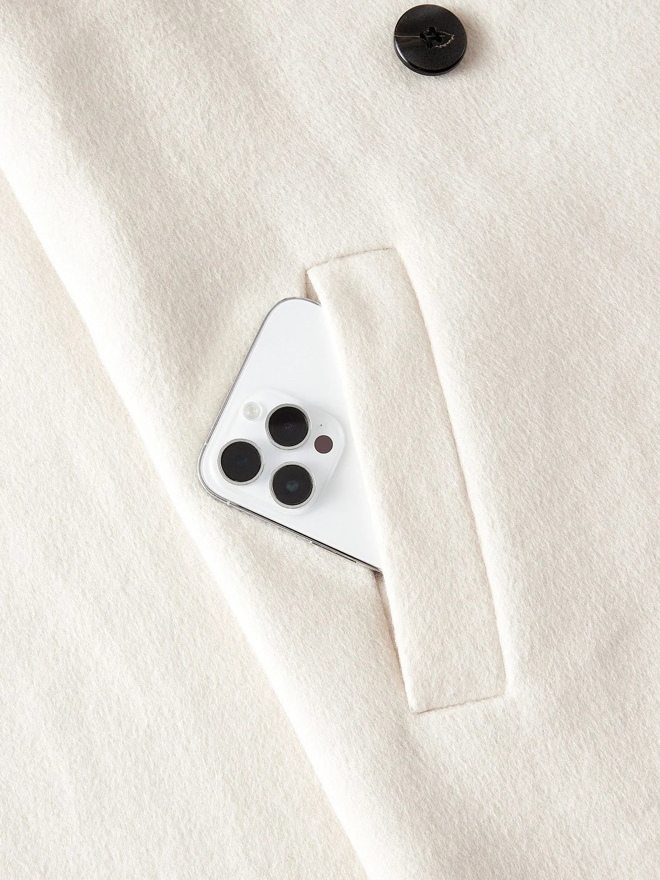 PREMIUM ELEGANT WOOL LONG OVERCOAT WITH WAIST BELT AUTUMNWINTER