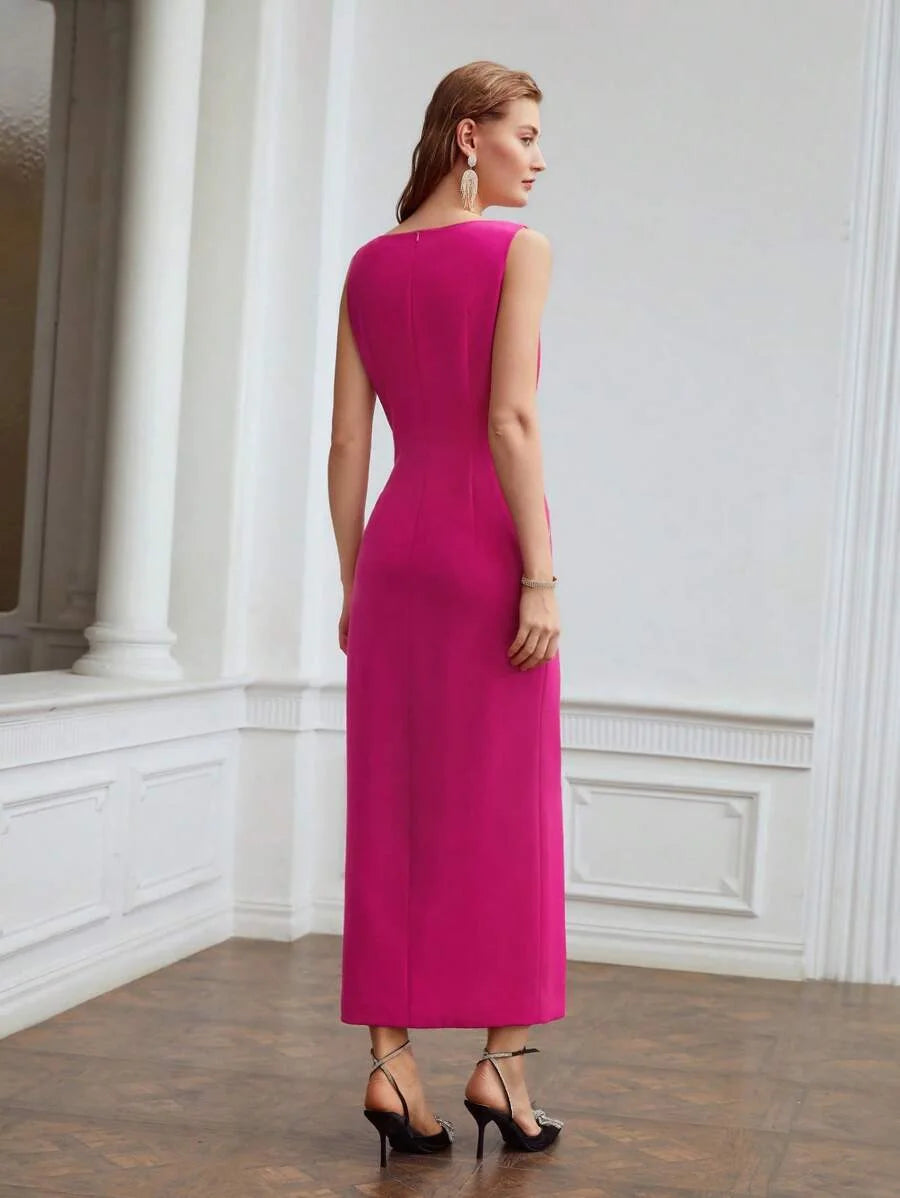 PREMIUM EMBELLISHED CUTOUT DRESS