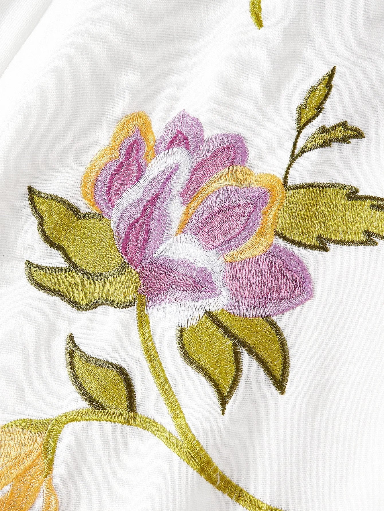 PREMIUM EMBROIDERED BUTTERFLY amp FLOWER PATTERN LINEN SLEEVELESS SQUARE NECK MIDI DRESS WITH WIDE