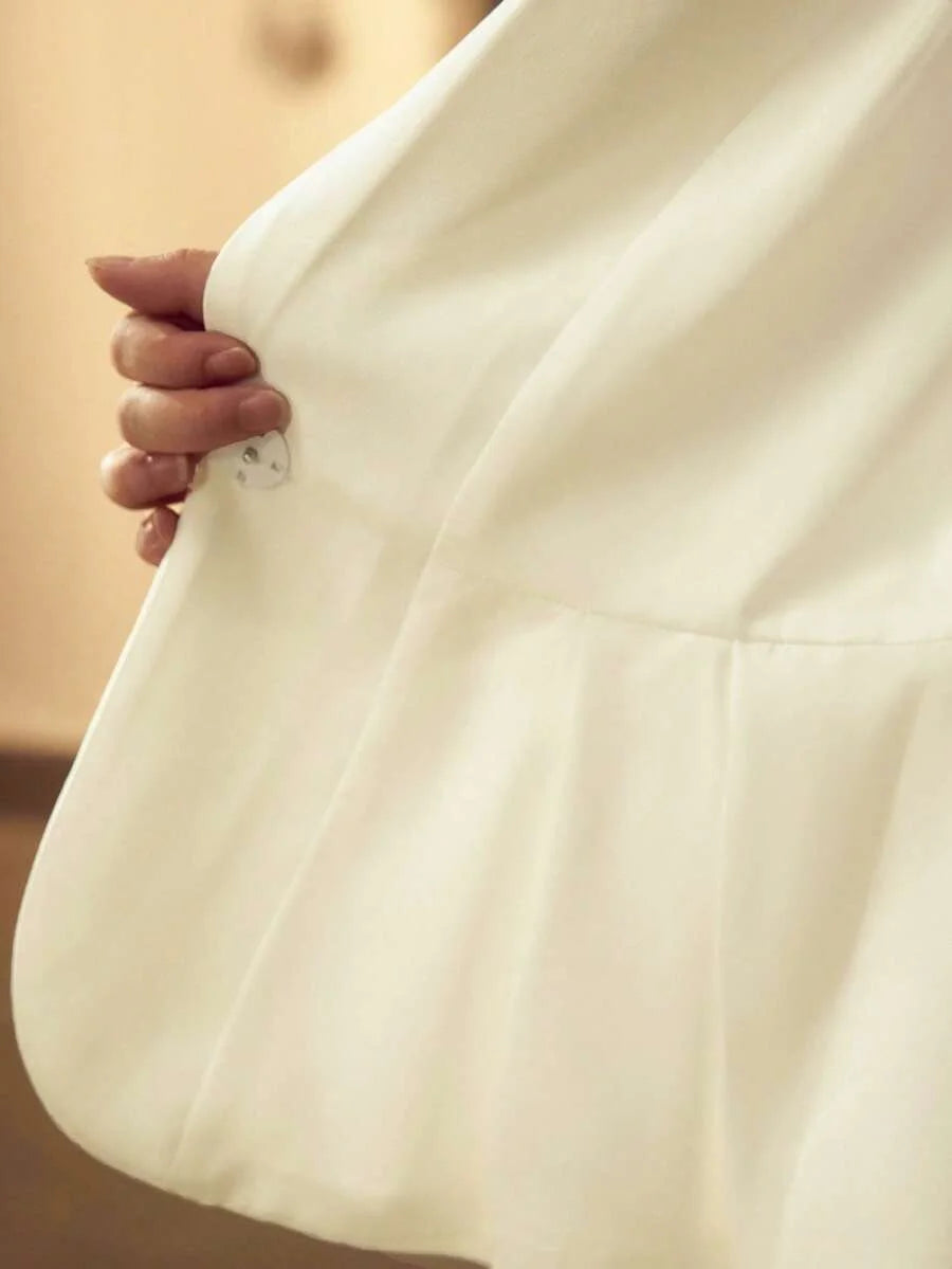 PREMIUM EMBROIDERED PEPLUM BLAZER