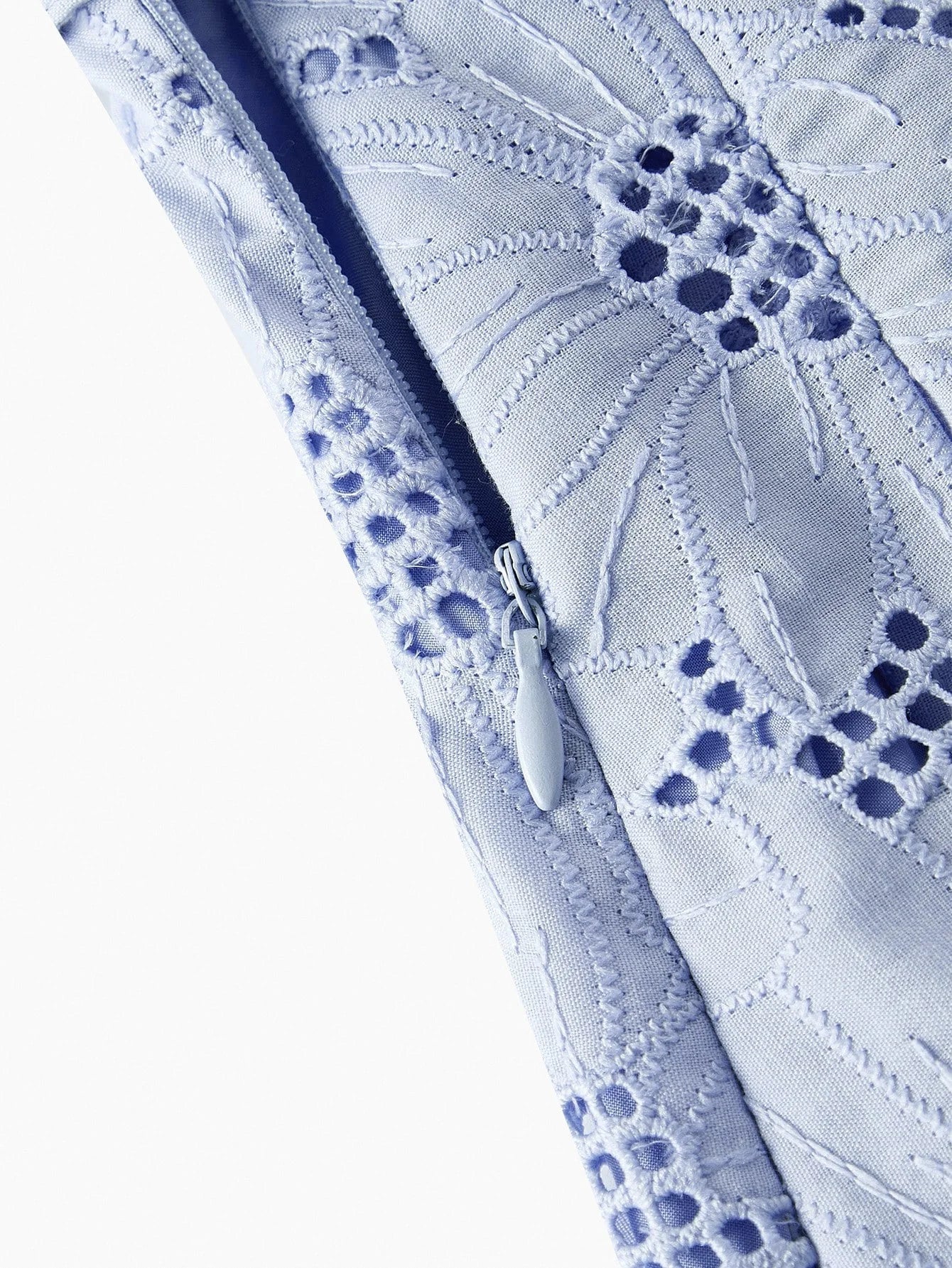 PREMIUM EMBROIDERY APPLIQUES DETAIL BELTED DRESS