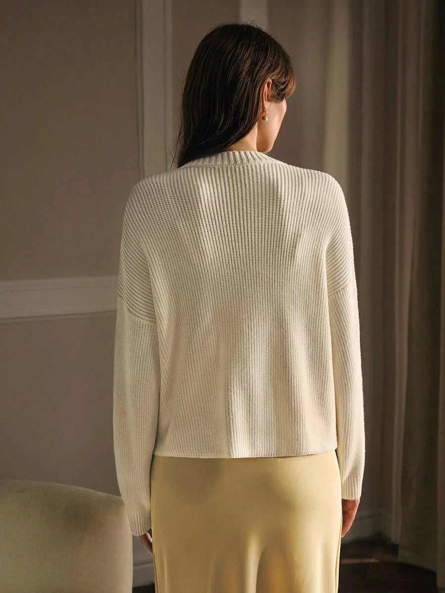 PREMIUM EMBROIDERY BUTTON UP CARDIGAN