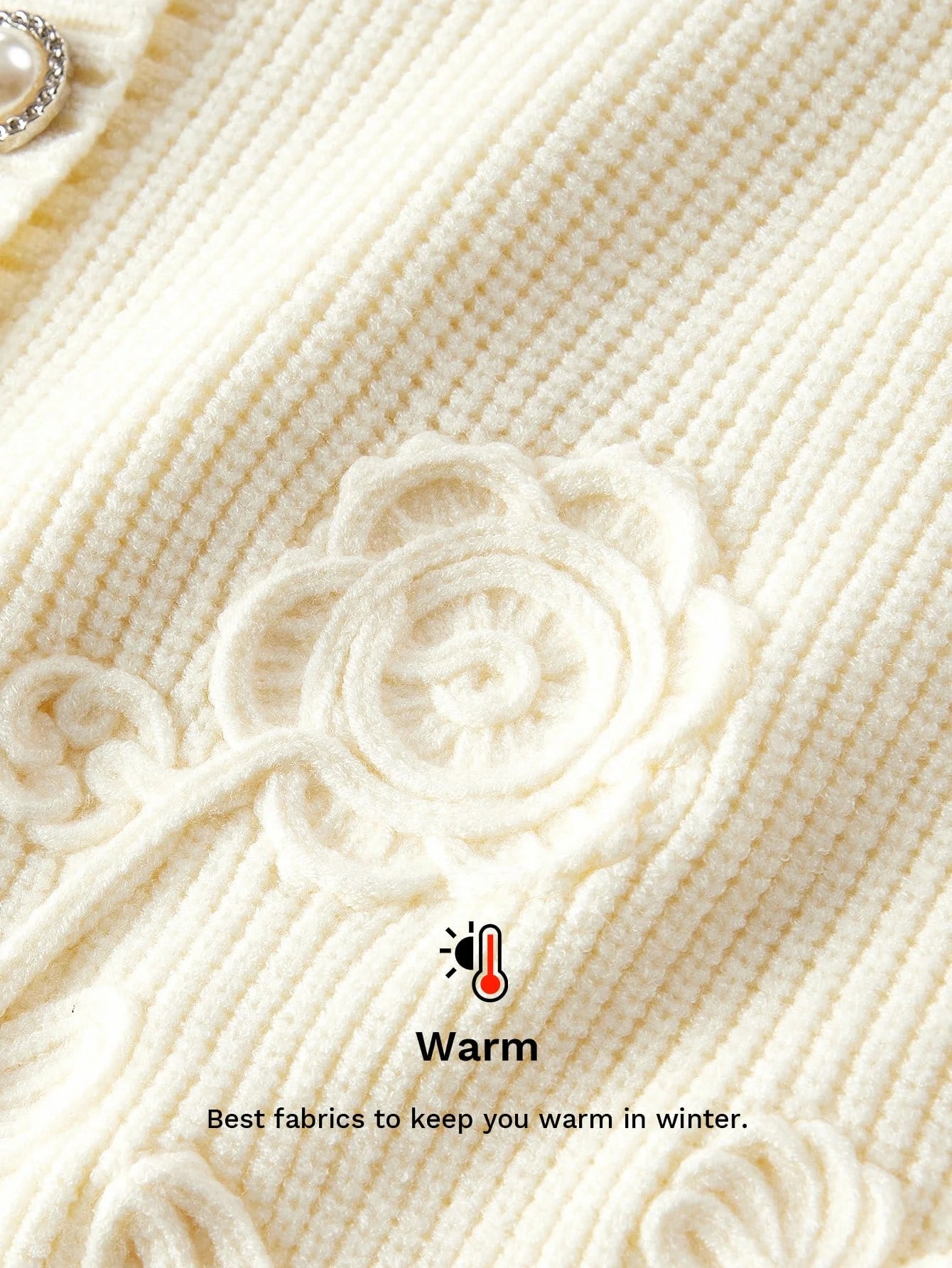 PREMIUM EMBROIDERY BUTTON UP CARDIGAN