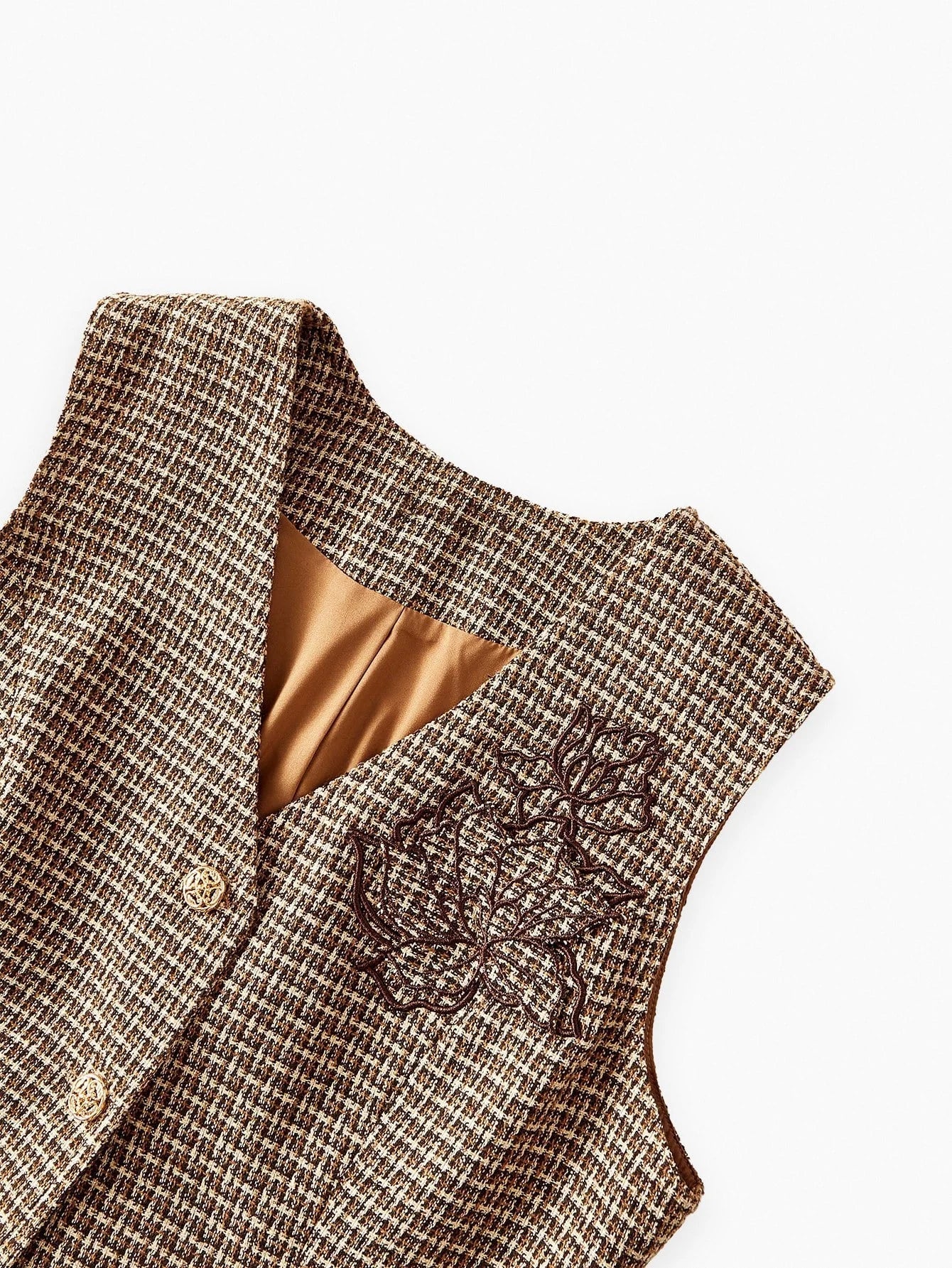 PREMIUM EMBROIDERY BUTTON UP WAISTCOAT