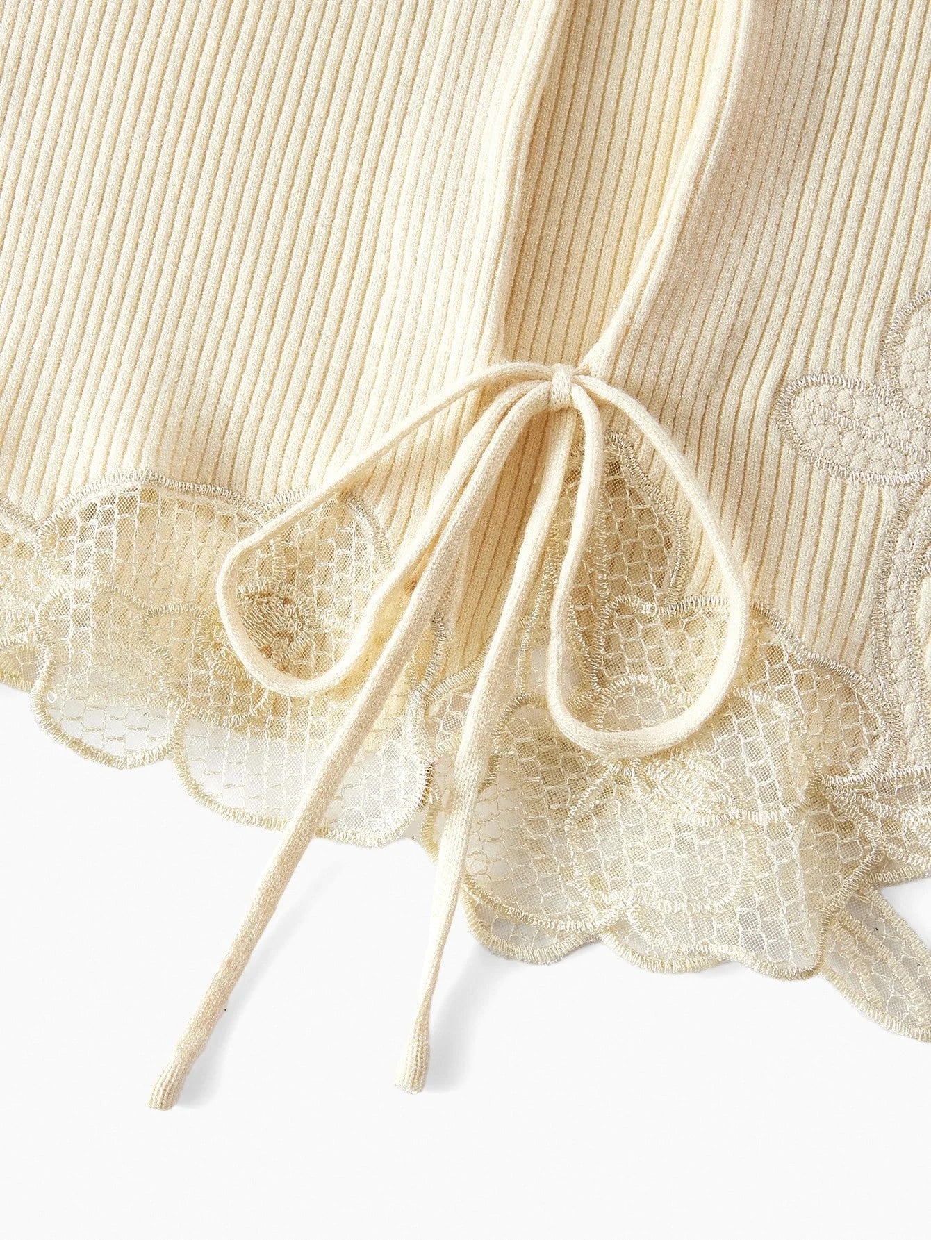 PREMIUM EMBROIDERY KNOT CARDIGAN