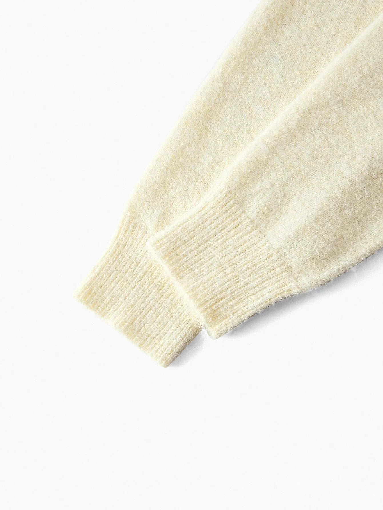 PREMIUM EMBROIDERY PLANTS PATTERN VNECK BUTTON PLACKET CARDIGAN FALL WINTER