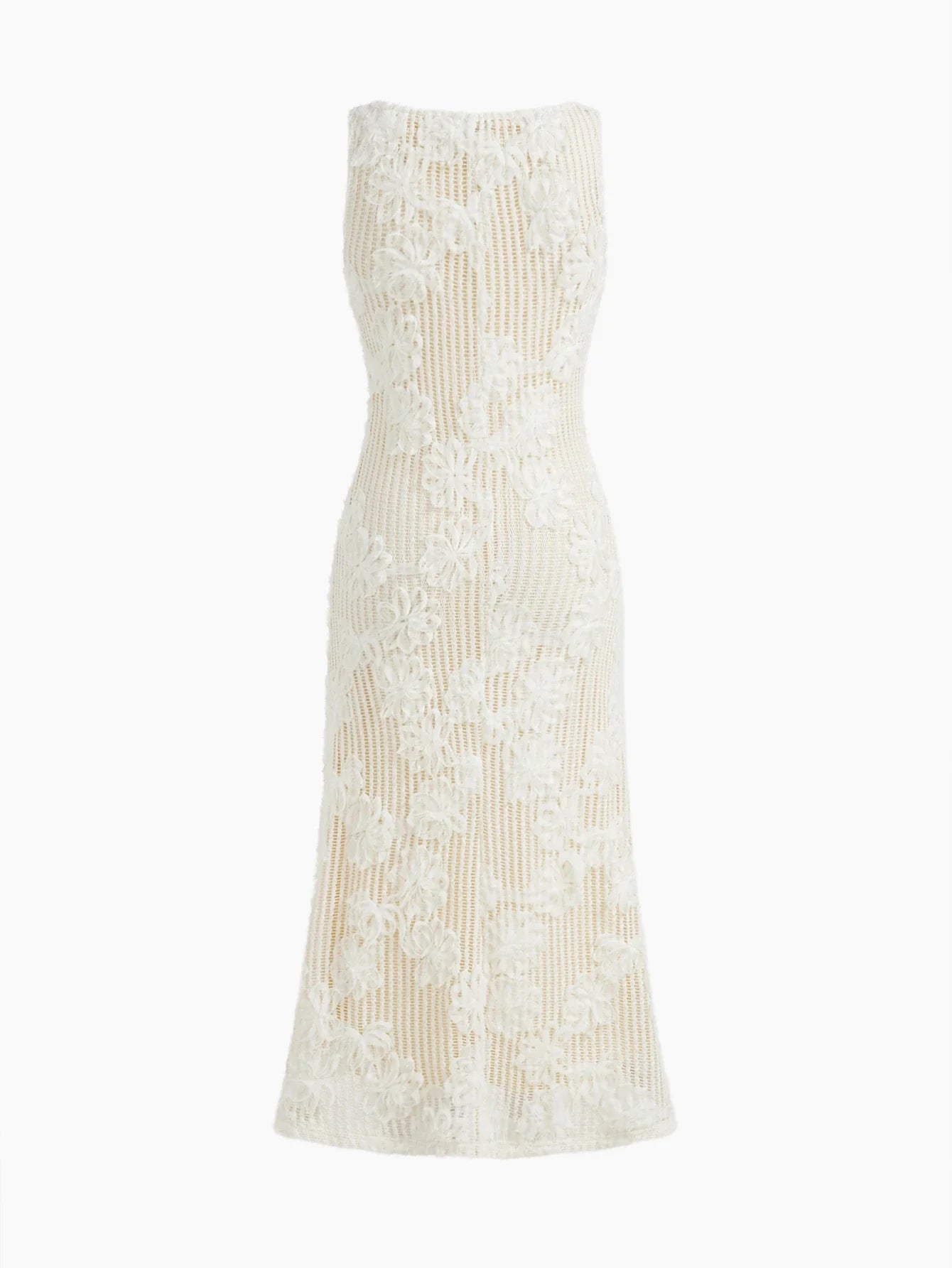 PREMIUM EMBROIDERY SLEEVELESS DRESS