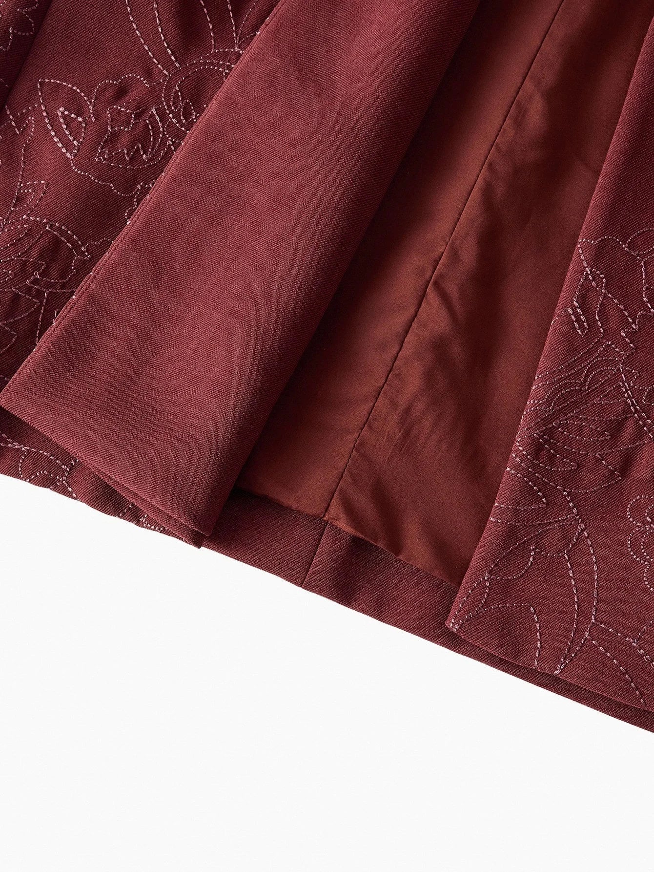 PREMIUM EMBROIDERY WRAP BLAZER