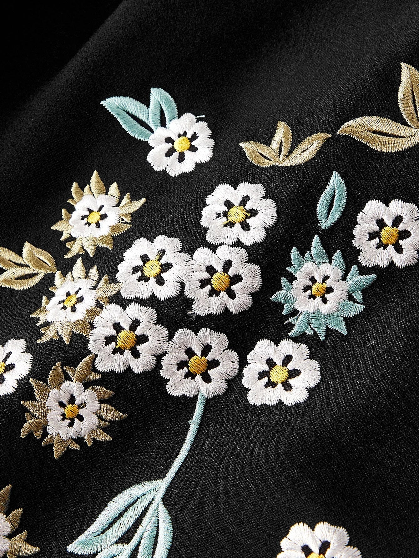 PREMIUM EMBROIDERY ZIPPER BACK 2 IN 1 SHORT DRESS