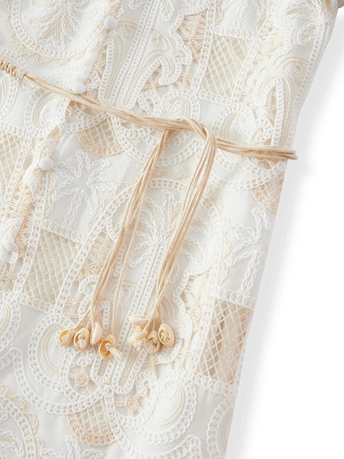 PREMIUM EMBROIDERY ZIPPER DRESS