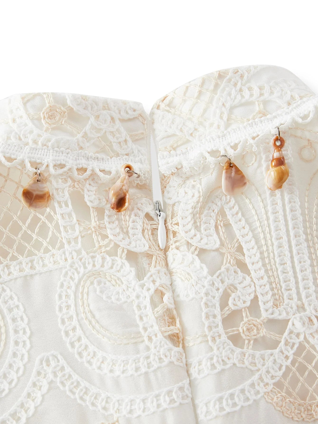 PREMIUM EMBROIDERY ZIPPER DRESS