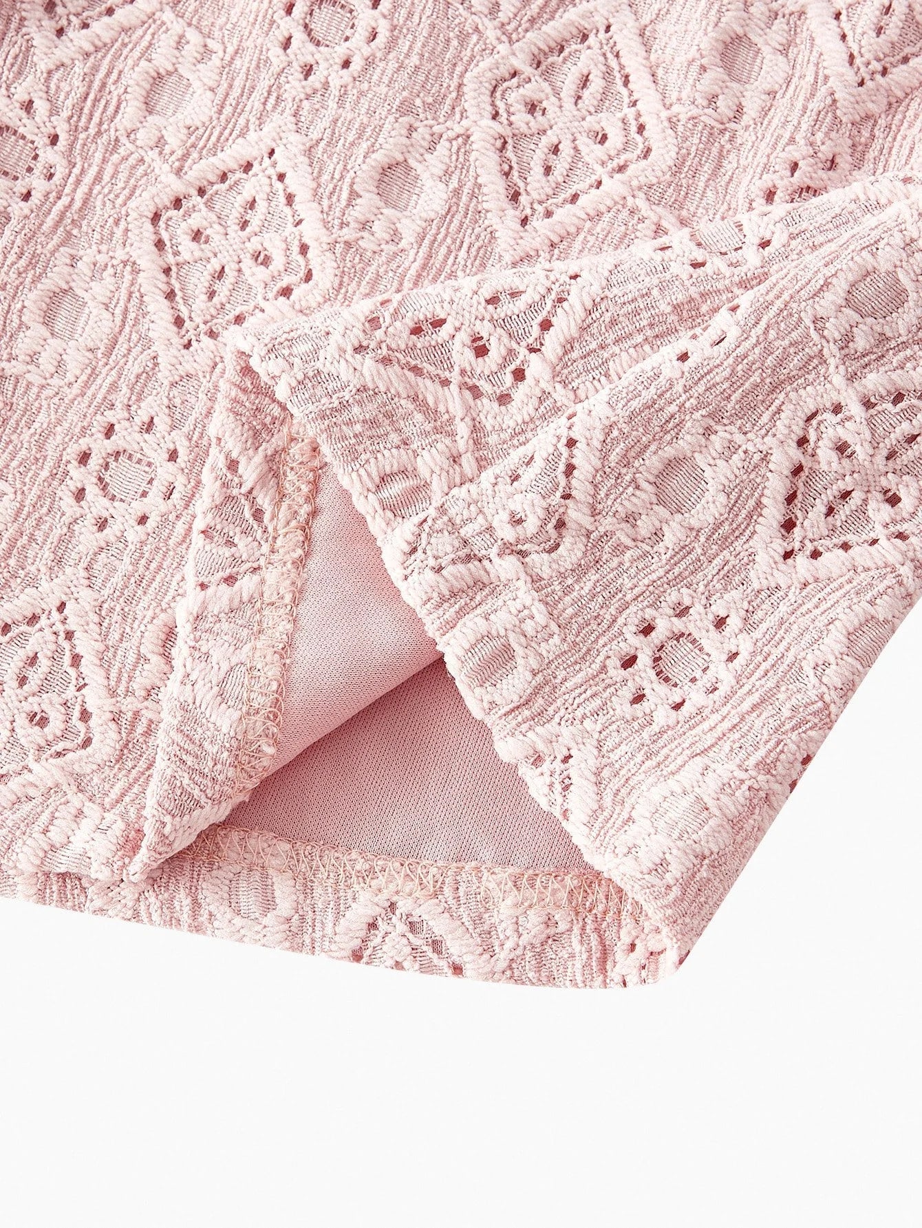 PREMIUM FASHION ELEGANT LACE WAISTED SLIMMING RUFFLED BEADED WOMEN JUMPSUIT