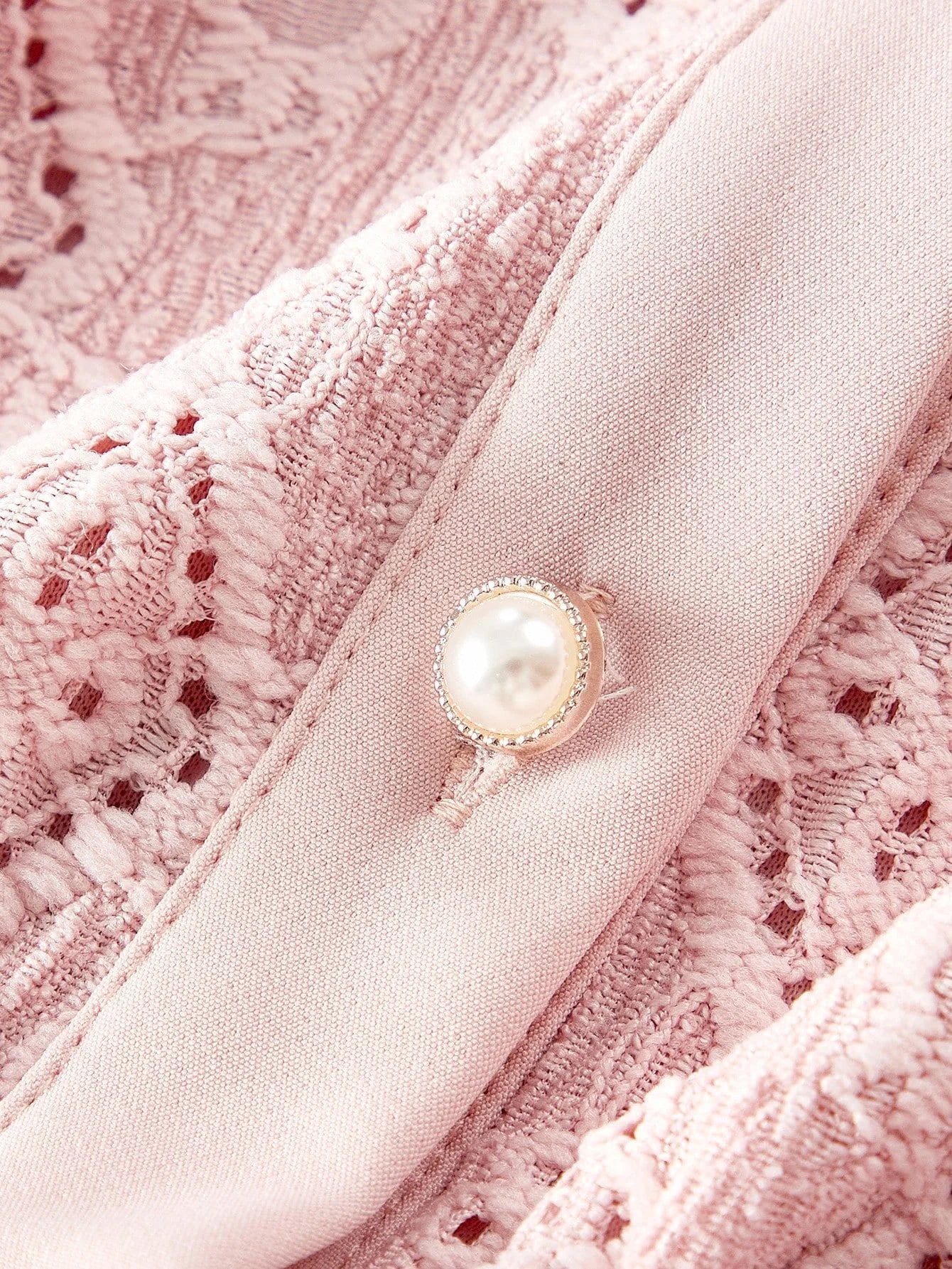 PREMIUM FASHION ELEGANT LACE WAISTED SLIMMING RUFFLED BEADED WOMEN JUMPSUIT