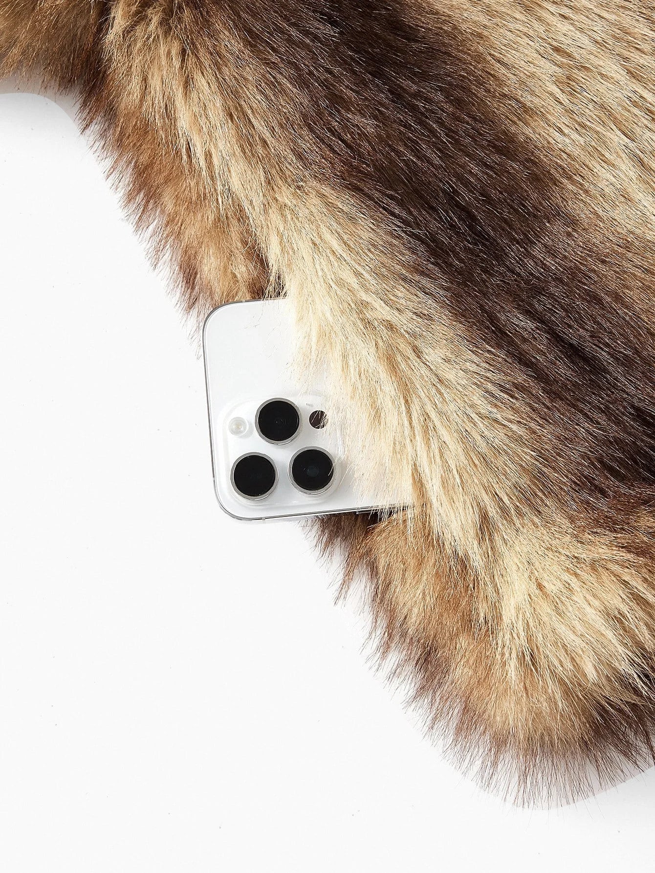 PREMIUM FAUX FUR SHAWL COLLAR DROP SHOULDER OVERSIZE COAT FALL WINTER