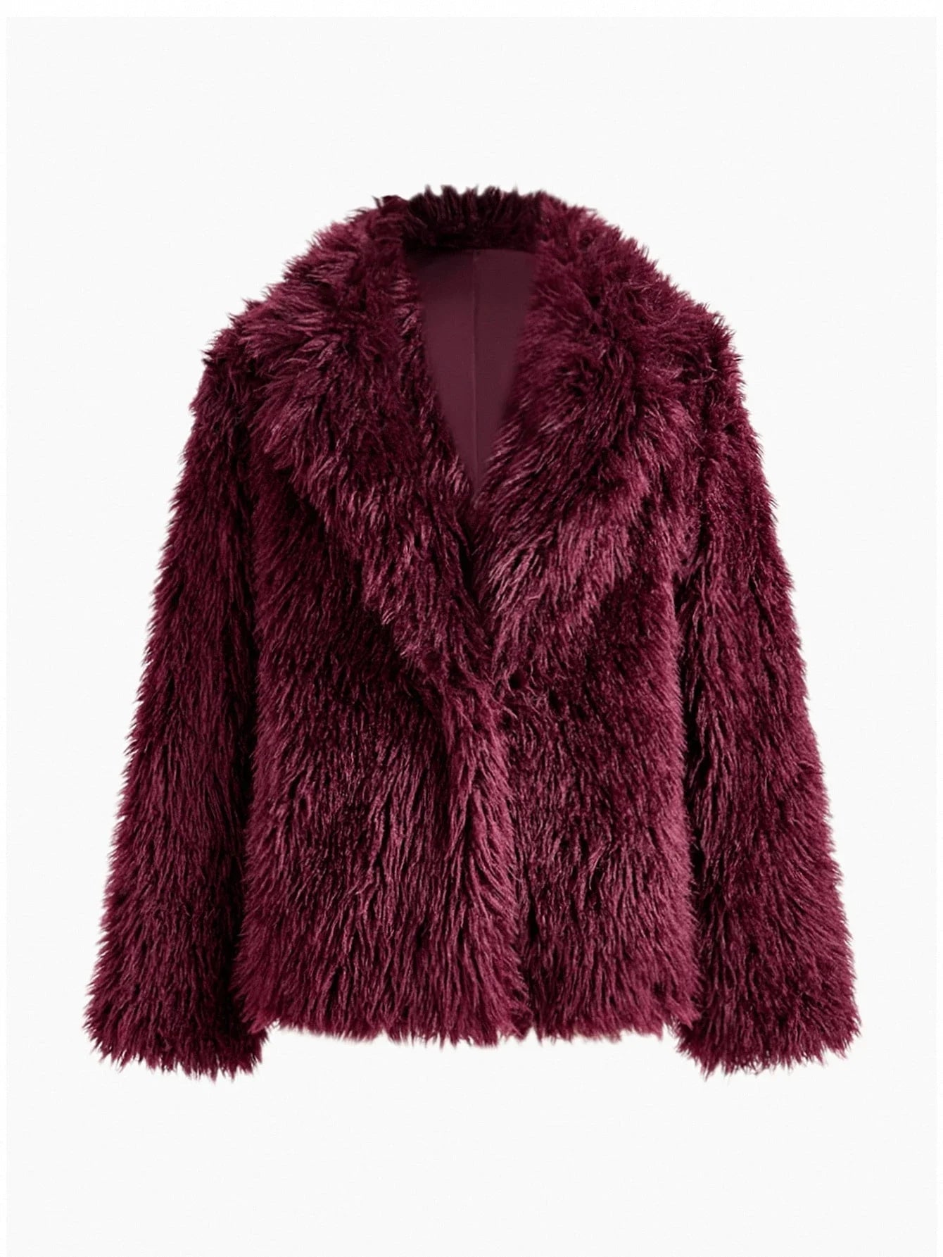 PREMIUM FAUX FUR SOLID COAT