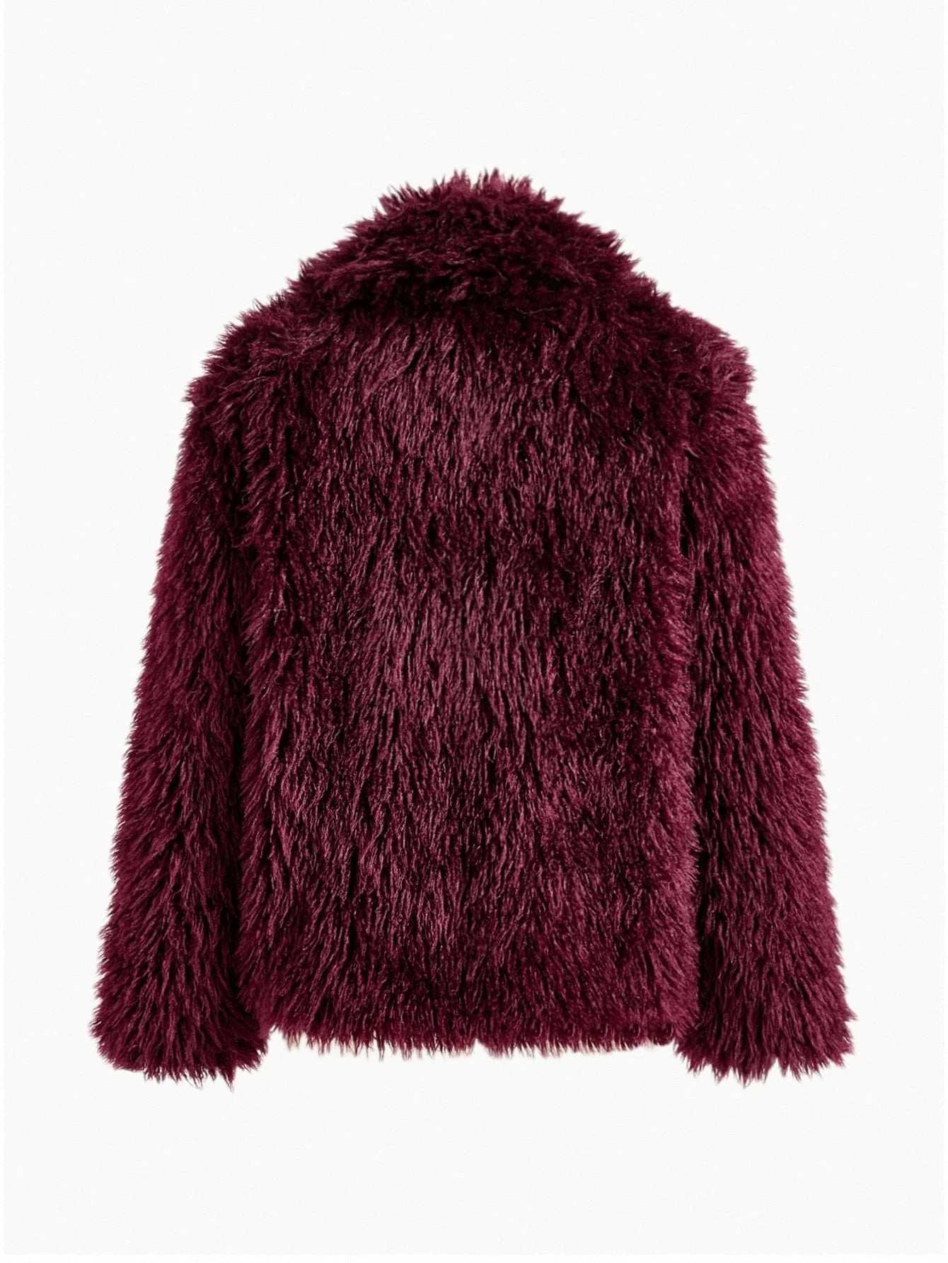 PREMIUM FAUX FUR SOLID COAT