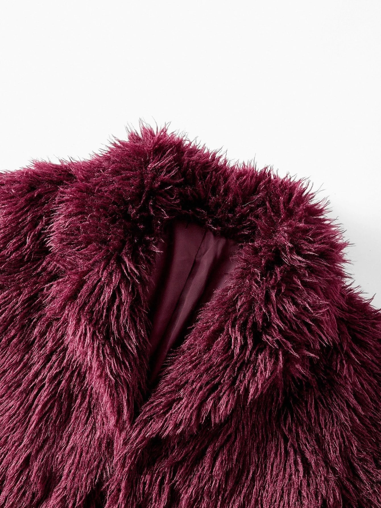 PREMIUM FAUX FUR SOLID COAT