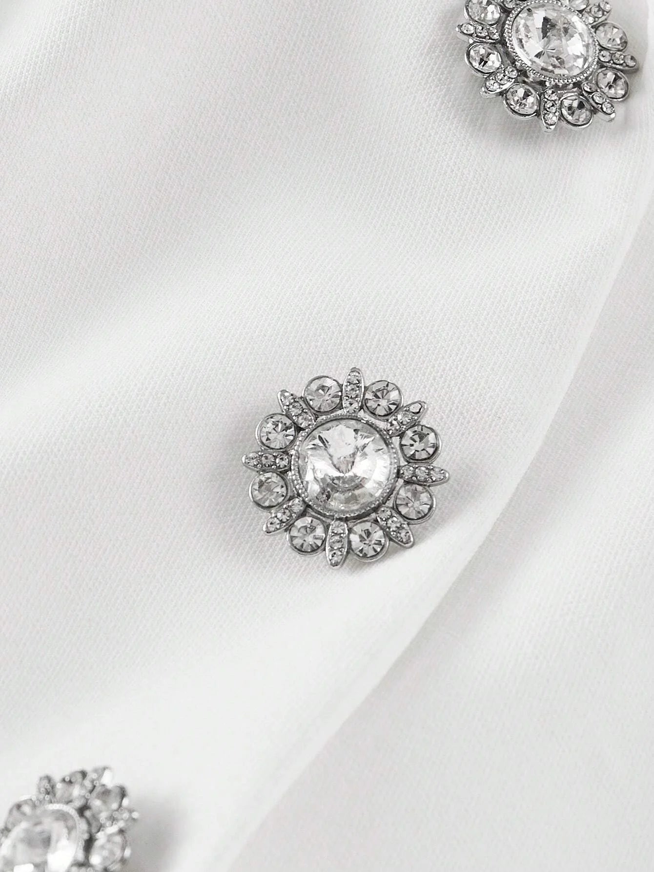 PREMIUM FAUX PEARL BEADED PRESS CREASE JUMPSUIT