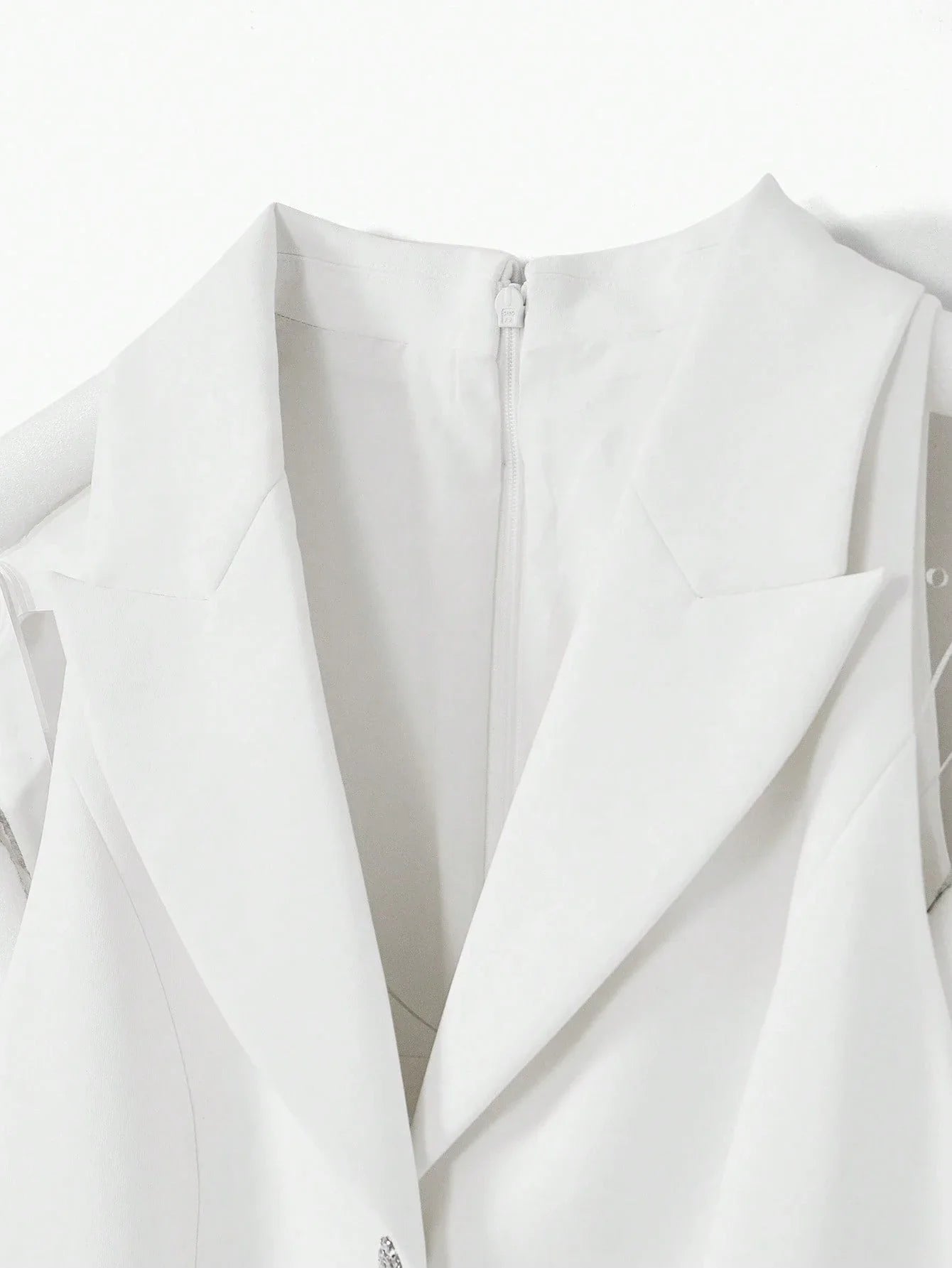 PREMIUM FAUX PEARL BEADED PRESS CREASE JUMPSUIT