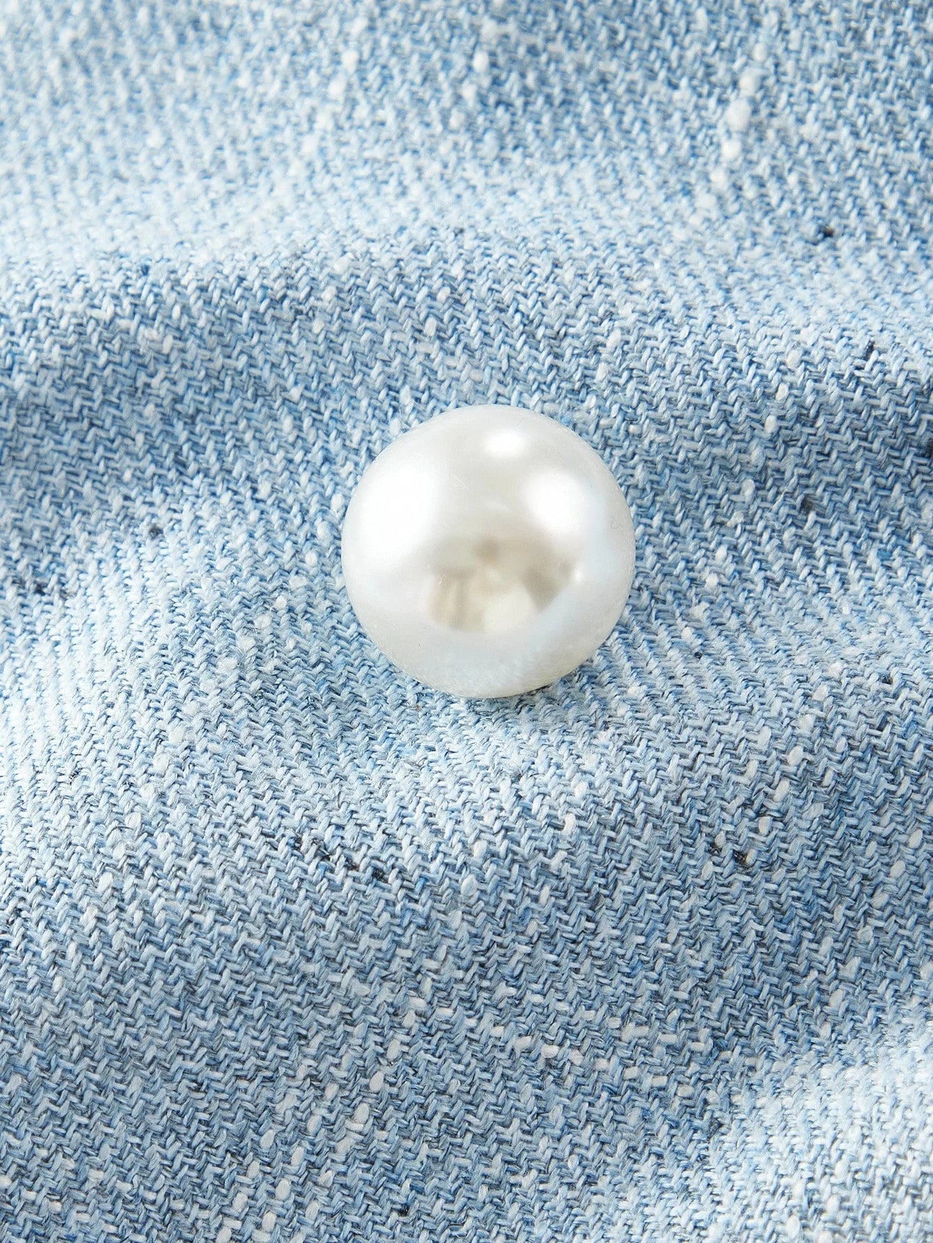 PREMIUM FAUX PEARL DOUBLE BREASTED BLAZER